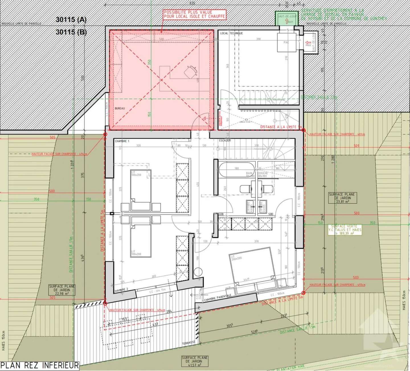 Villa d'architetto di 4.5 locali da costruire sulle alture di Conthey - Foto 9 di 10