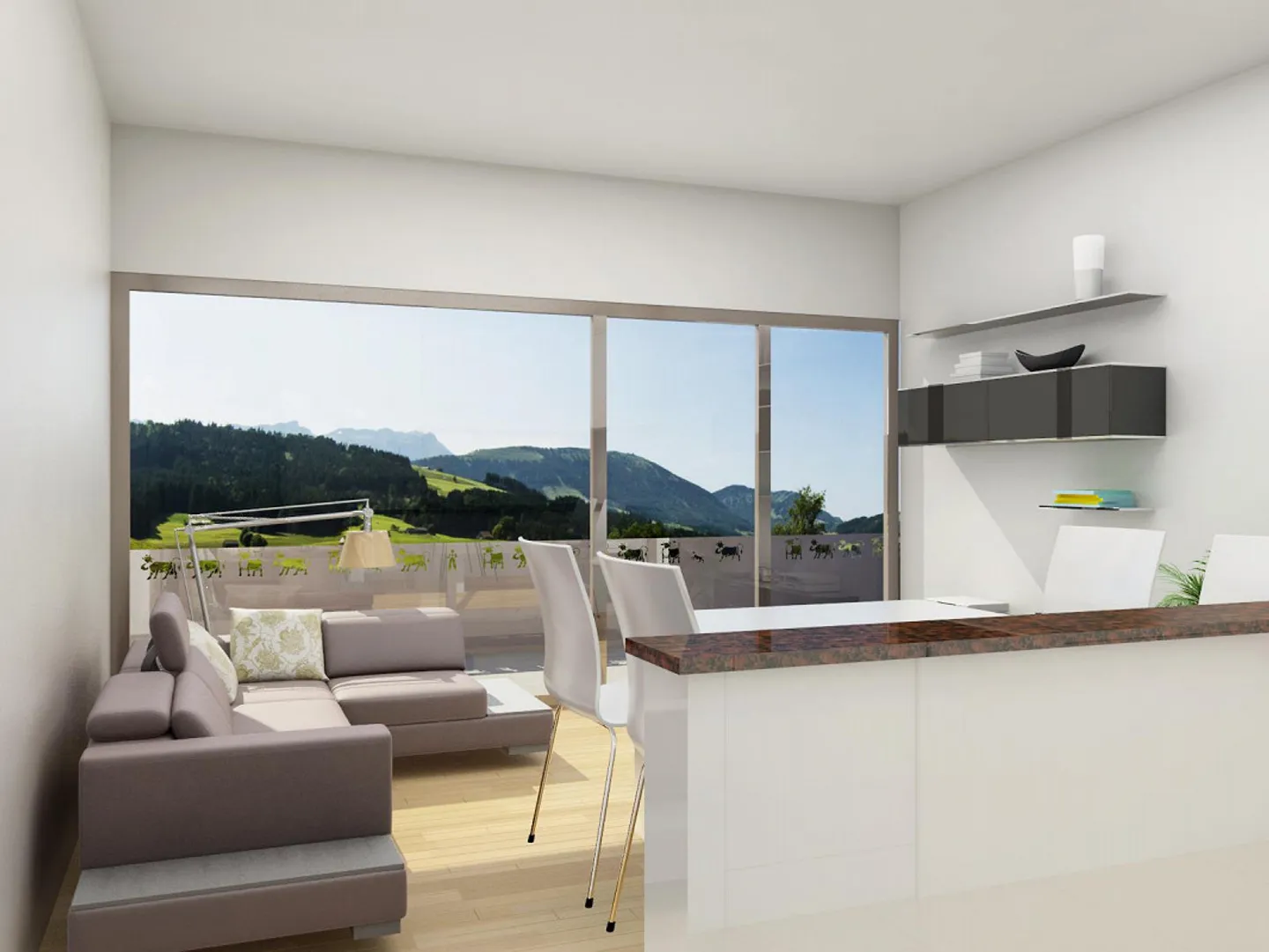 Appartamento soleggiato di 3,5 stanze al piano terra - Foto 3 di 3