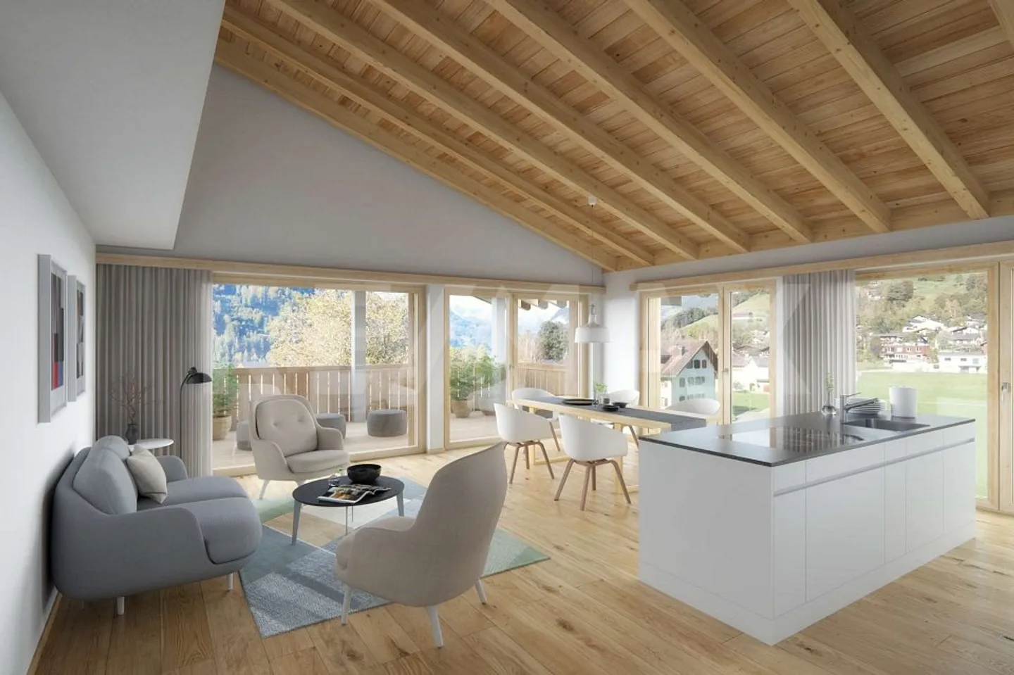 Vivere sostenibile Garglas.ch - Appartamento 3½ locali F10 con quota di energia solare - Foto 1 di 13