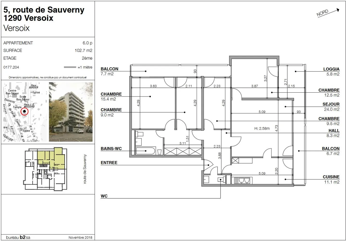 Appartement spacieux de 6 pièces - Photo 2 sur 12