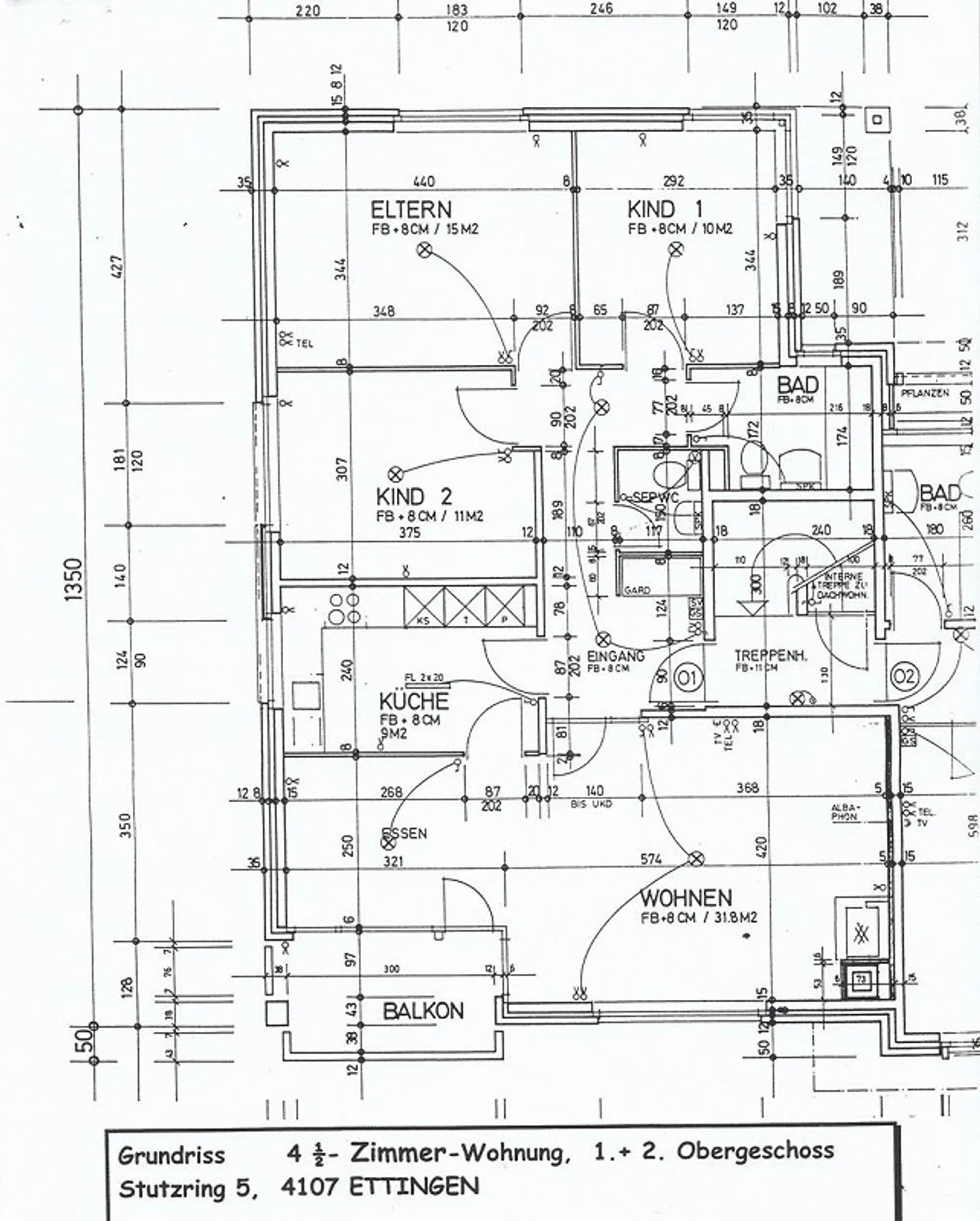 Appartamento 4.5 locali 95m2 in una zona residenziale tranquilla con camino - Foto 12 di 13