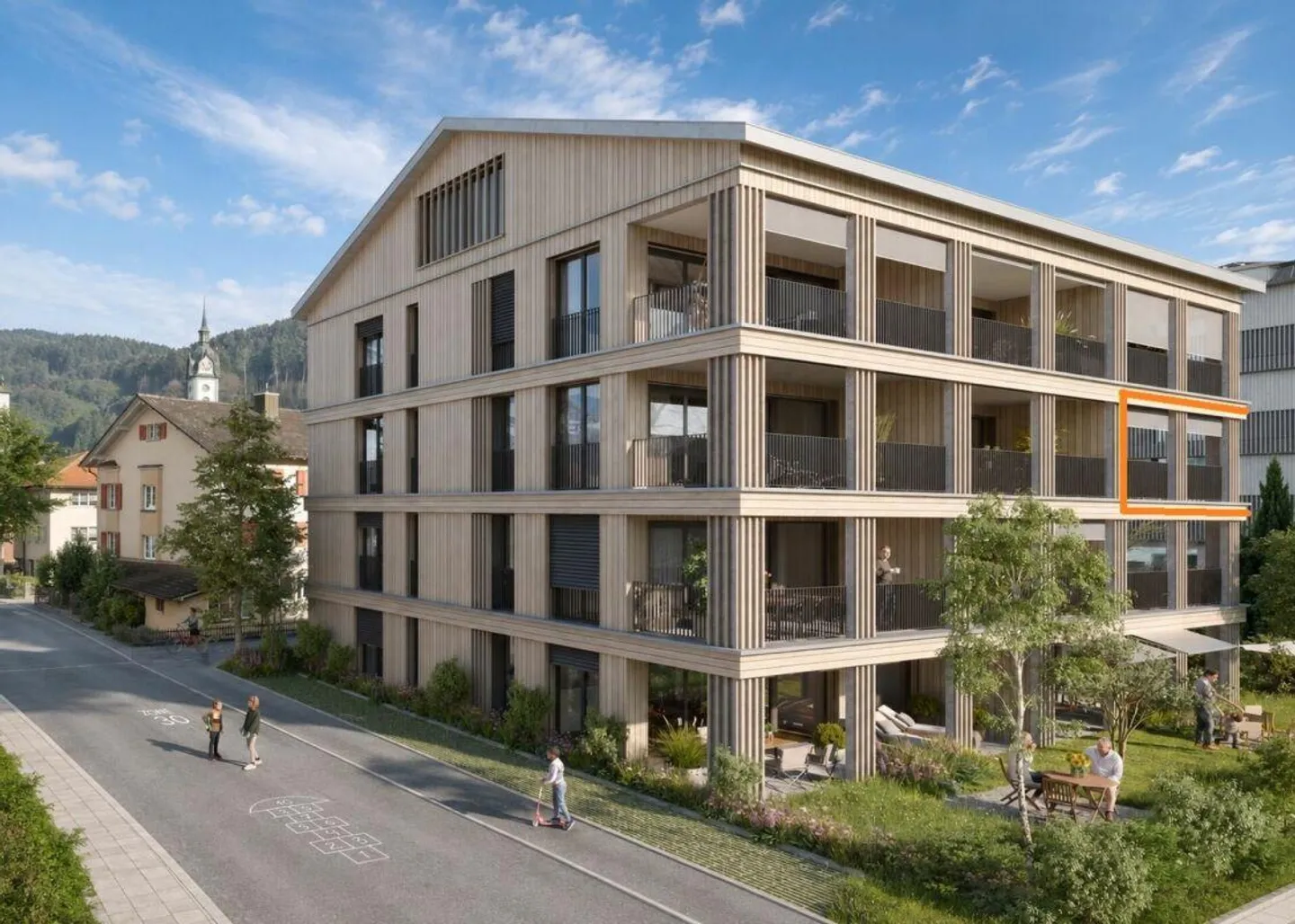 Prima locazione - Appartamento nuovo esclusivo di 3½ locali con generoso... - Foto 1 di 5