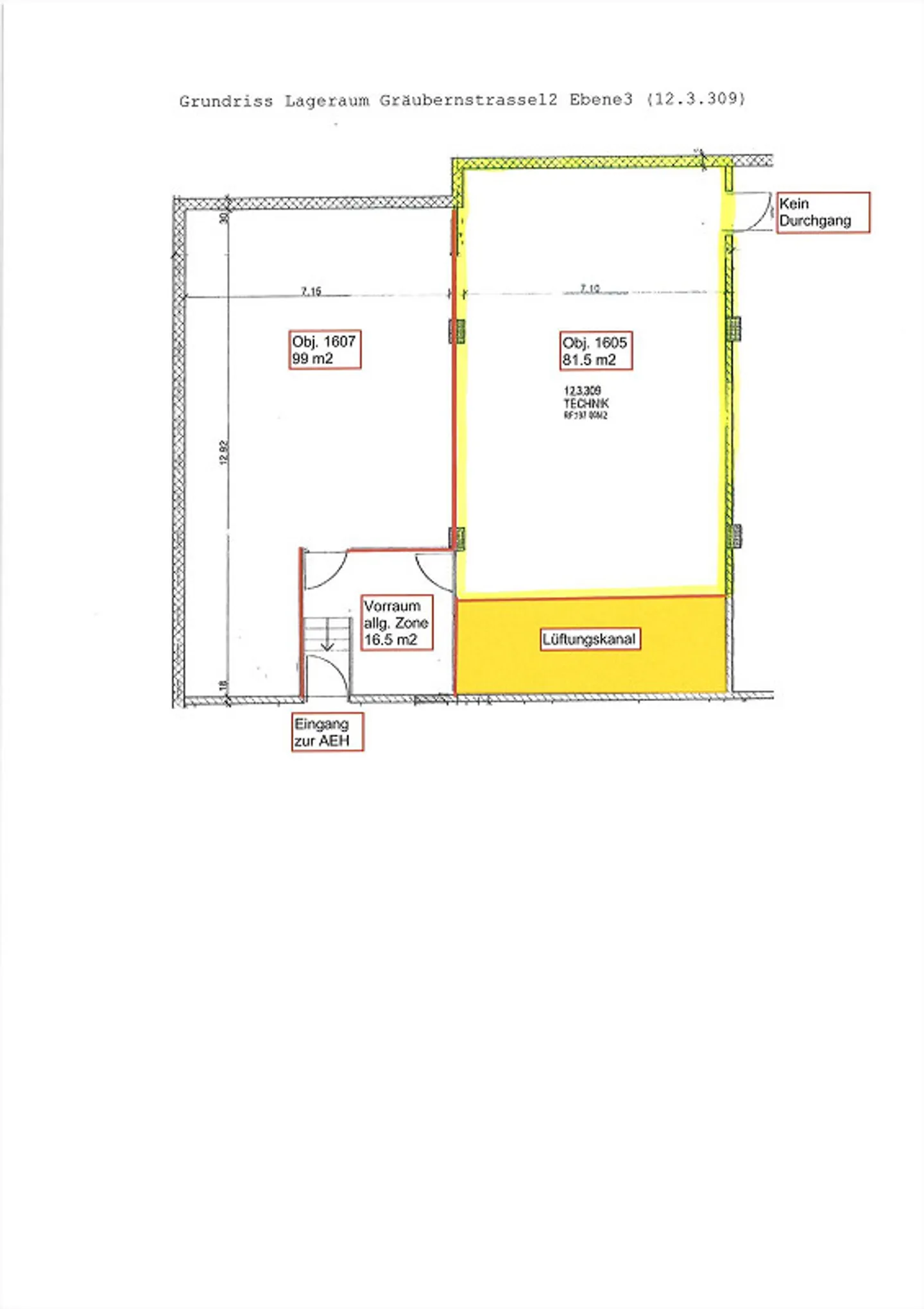 Futuro Liestal - Storage space of 81.5 m² for rent - Photo 6 of 6