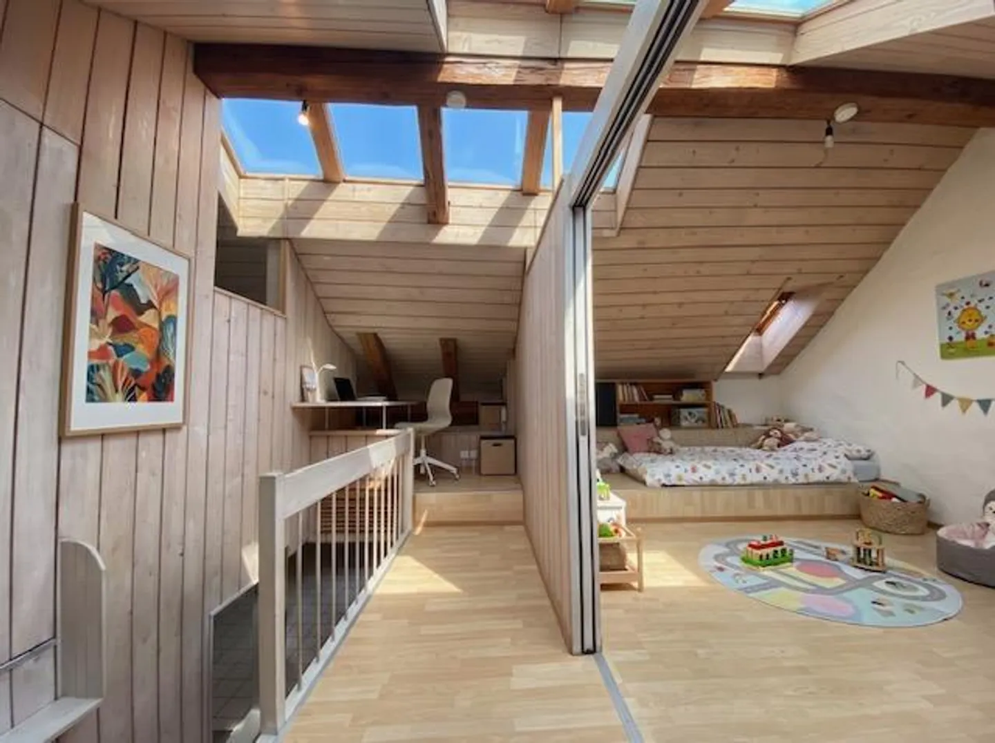 Appartement Duplex lumineux et spacieux de 4,5 pièces dans le village viticole de Twann - Photo 8 sur 13