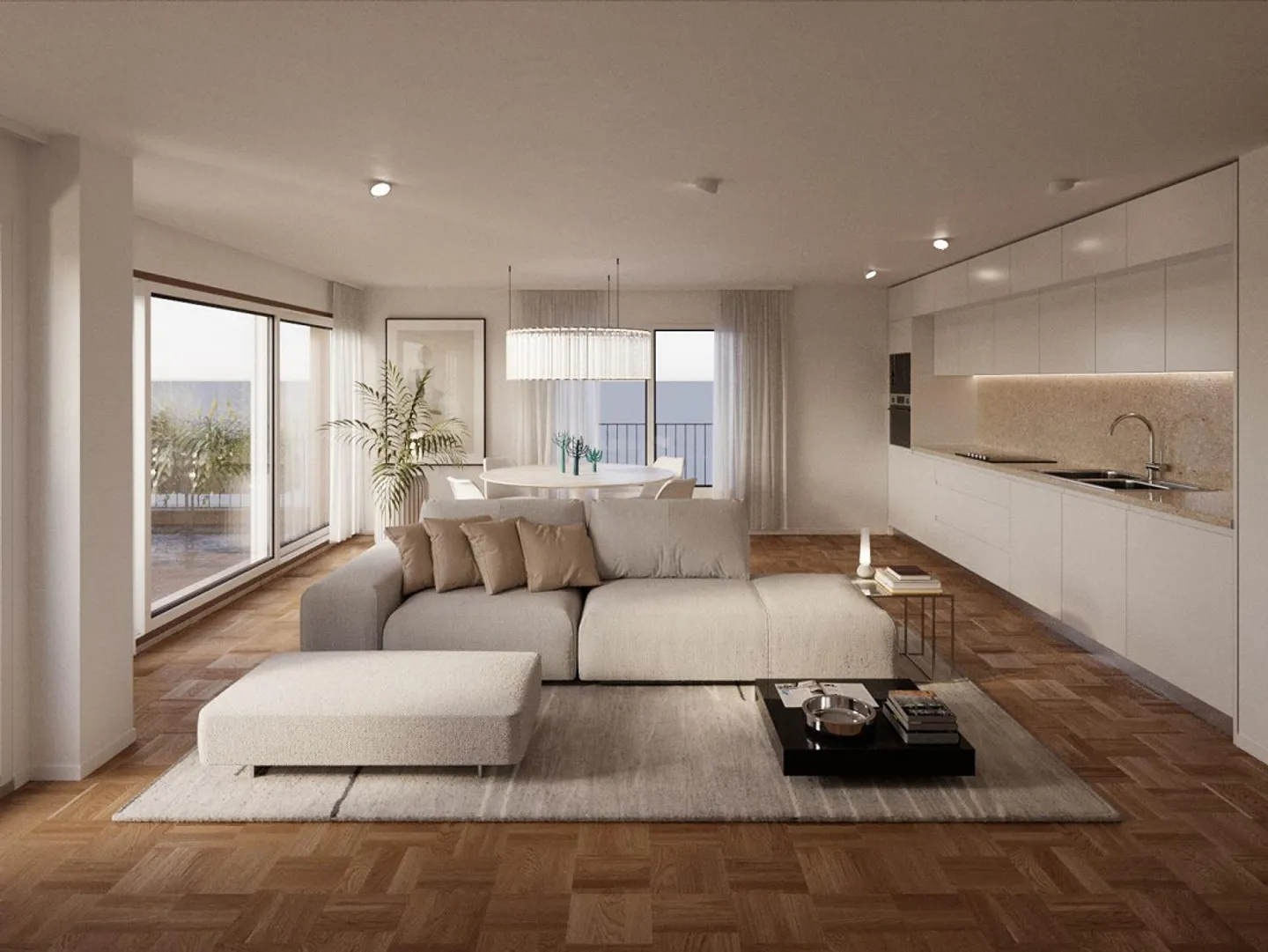 Above the rooftops of Sursee – Your attic home with a large terrace - Photo 3 of 7
