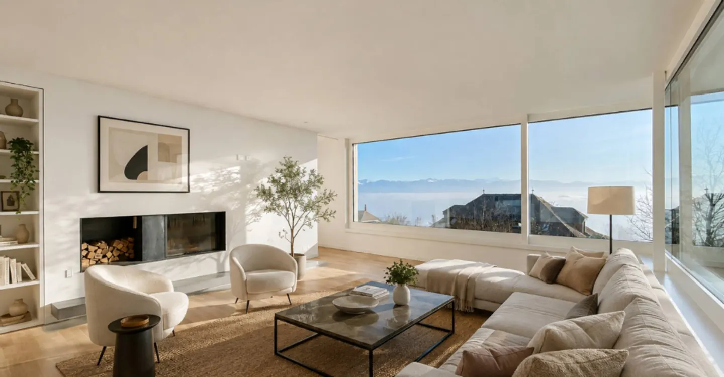 Villa contemporanea con vista panoramica sul lago - Foto 1 di 12
