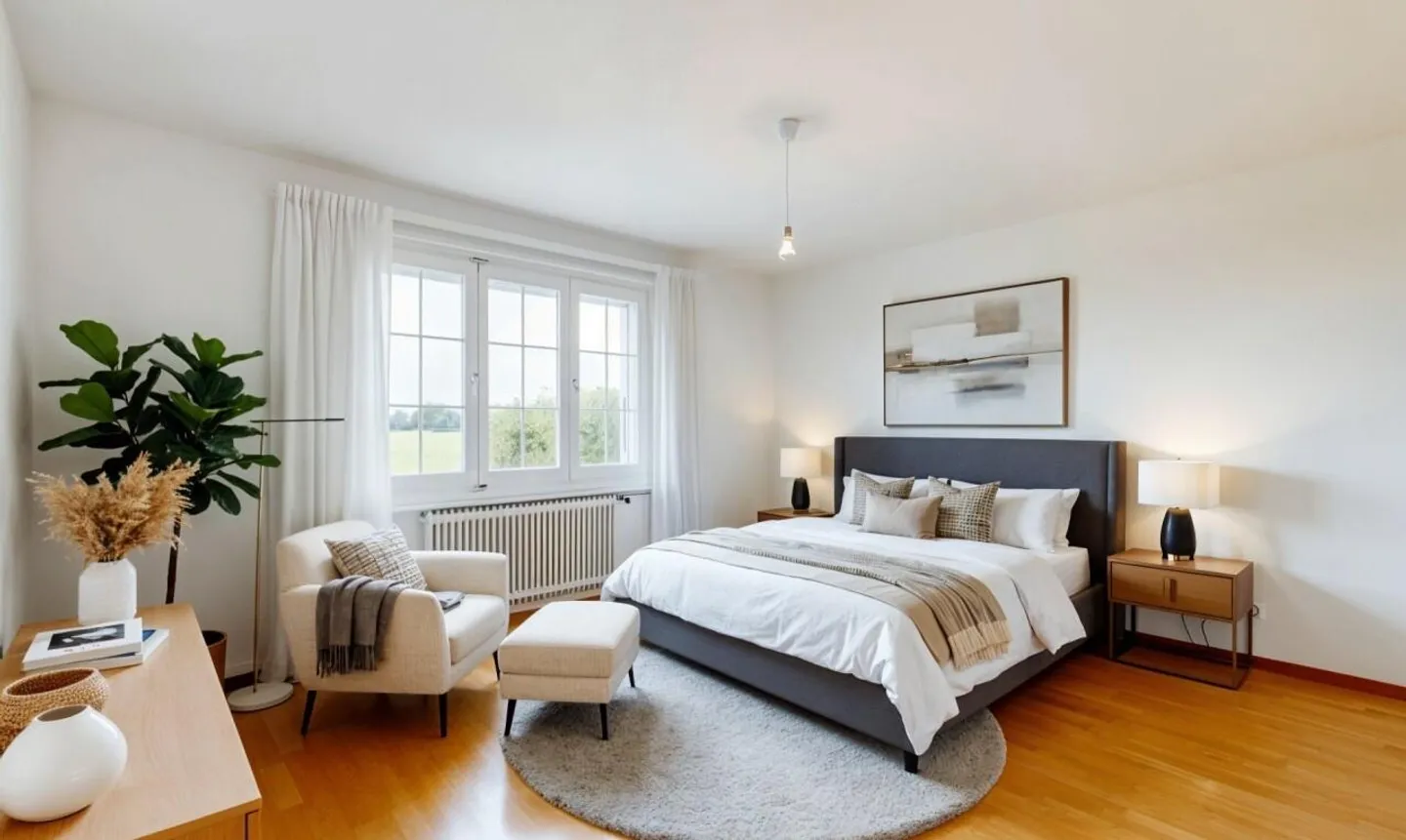 Schönes Zweifamilienhaus mit integriertem Garagen und sonnigem Garten! - Foto 7 von 13