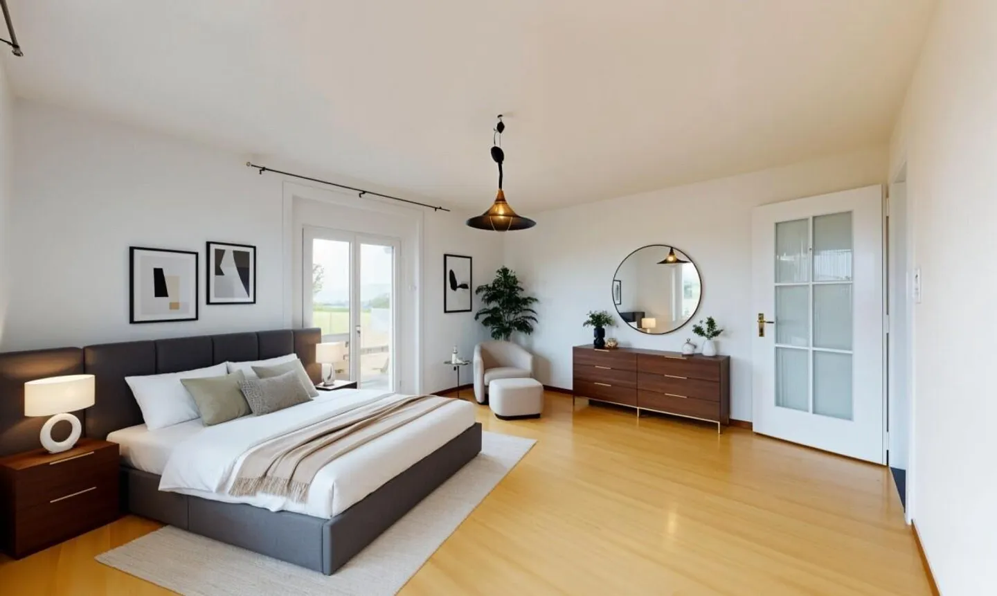 Schönes Zweifamilienhaus mit integriertem Garagen und sonnigem Garten! - Foto 8 von 13