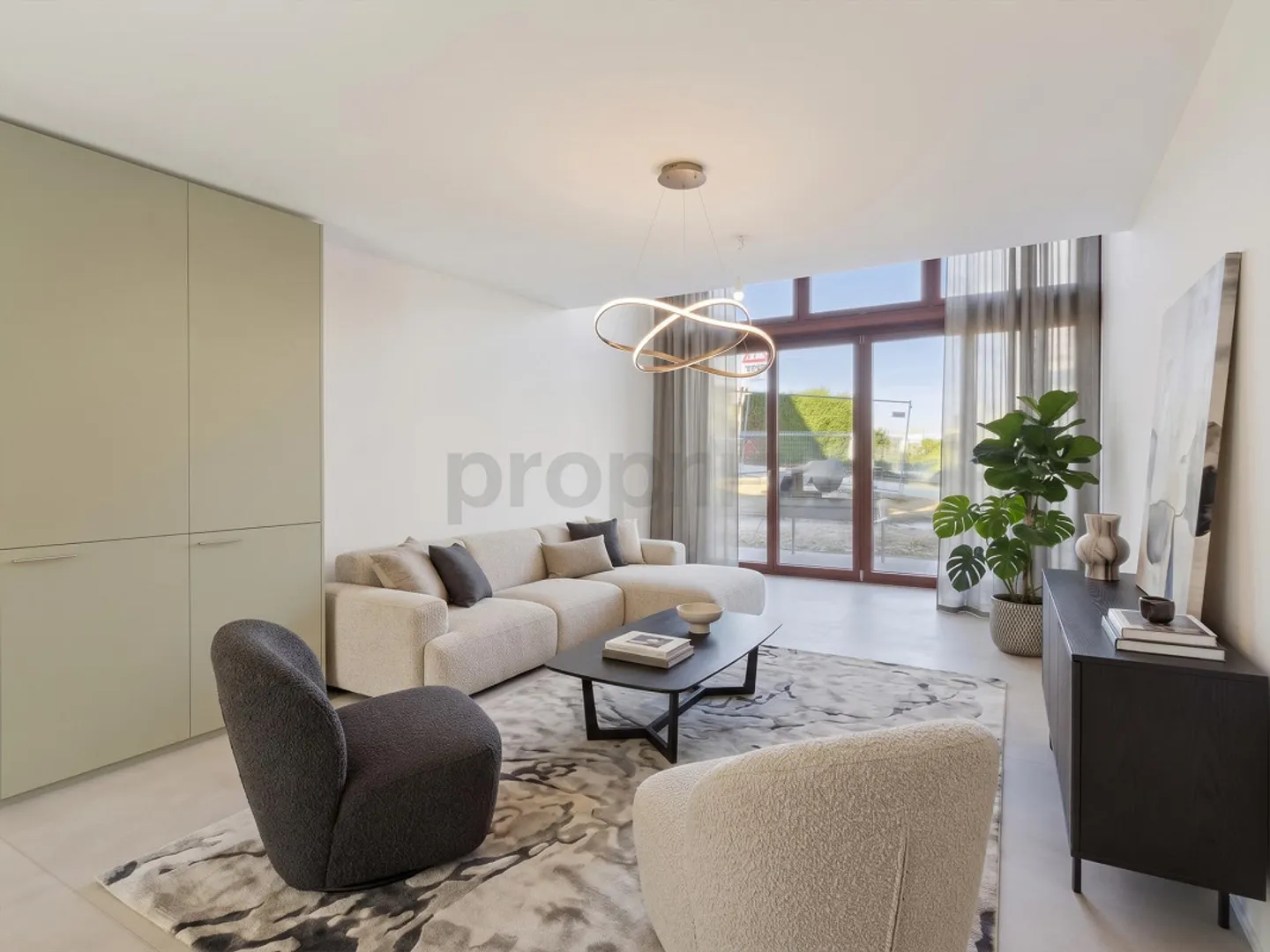 Modern Elegance with Dreamlike Gallery: 4.5-Room New Townhouse - Photo 2 of 17