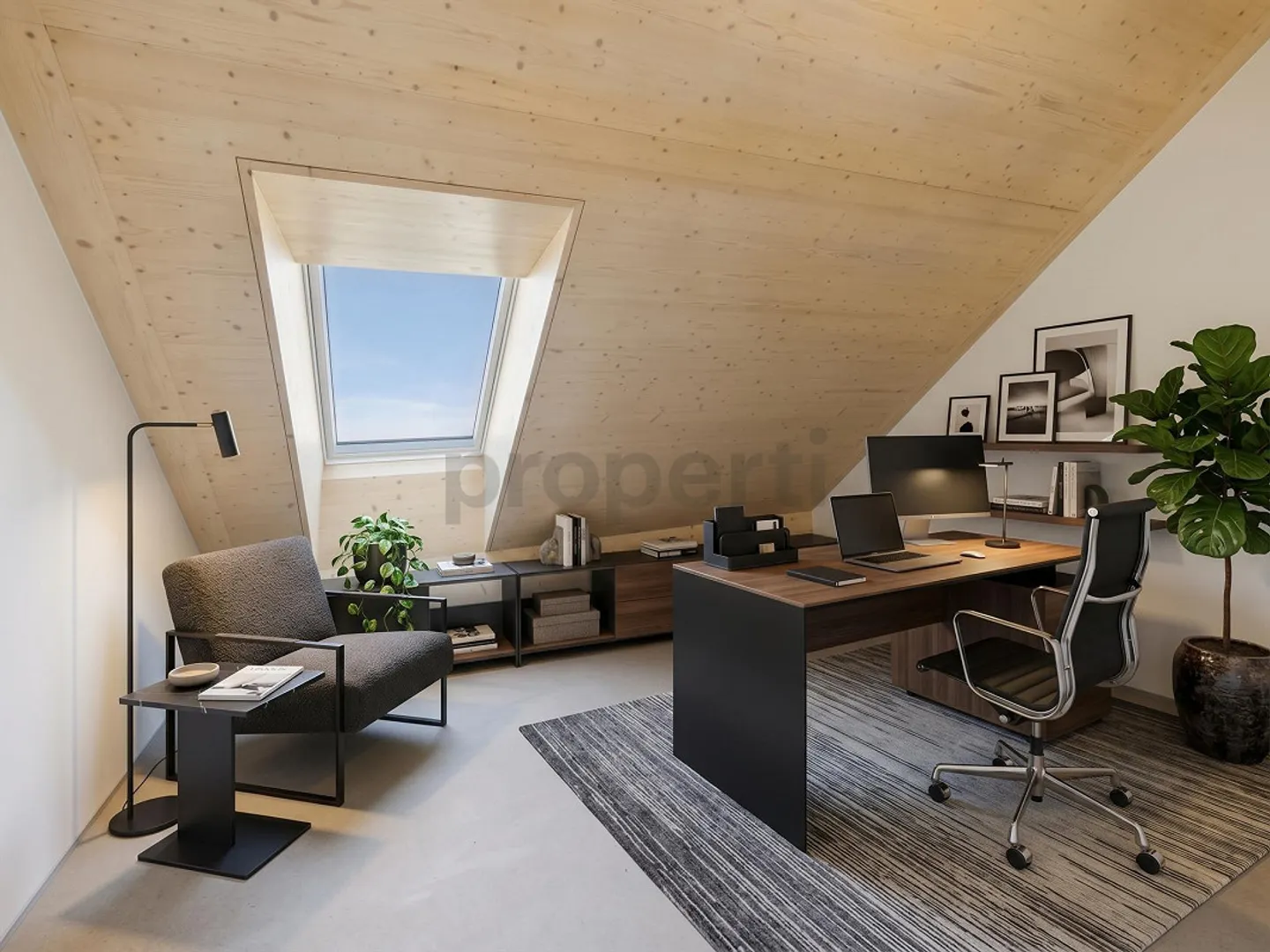 Modern Elegance with Dreamlike Gallery: 4.5-Room New Townhouse - Photo 11 of 17