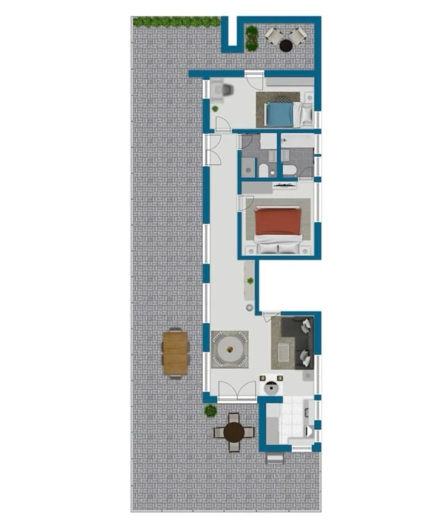 3.5 Zimmer Attika Wohnung - Foto 2 von 2