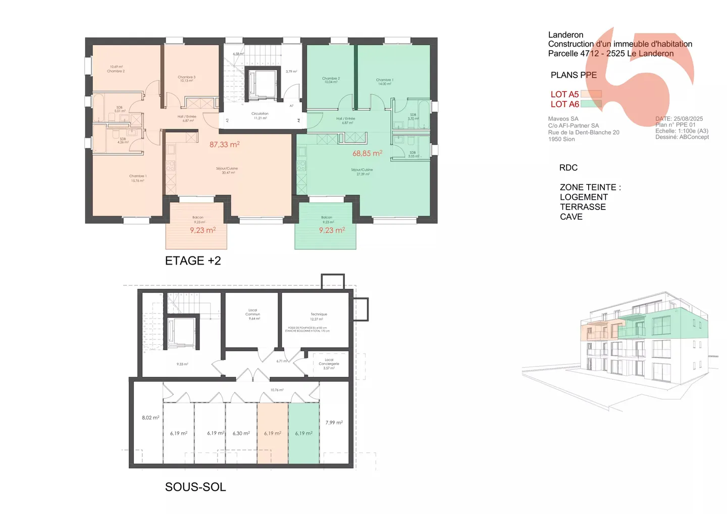 Appartement Contemporain à Landeron - Photo 2 sur 8