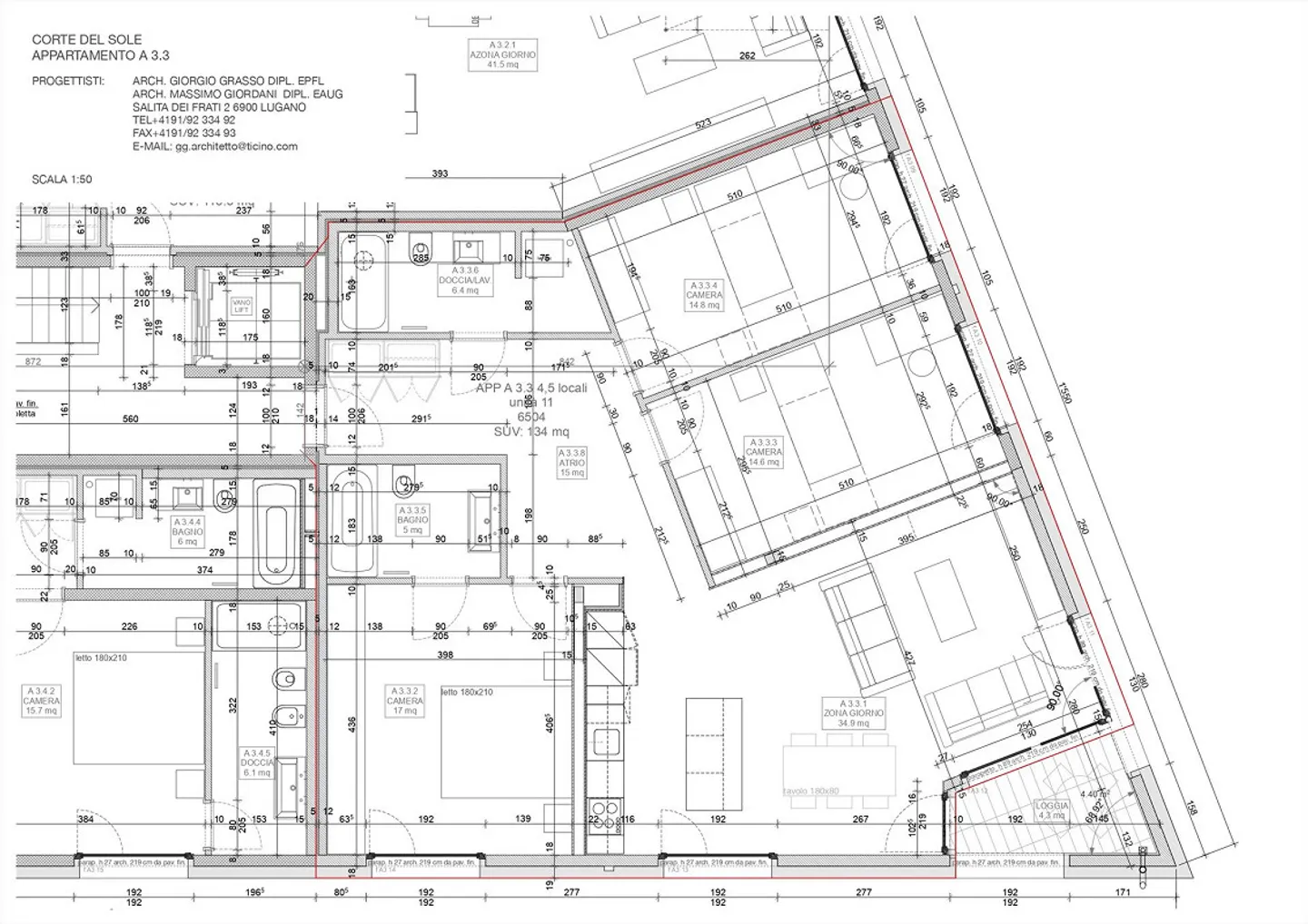 Office with 4 rooms and sanitary facilities in Giubiasco - Photo 2 of 2