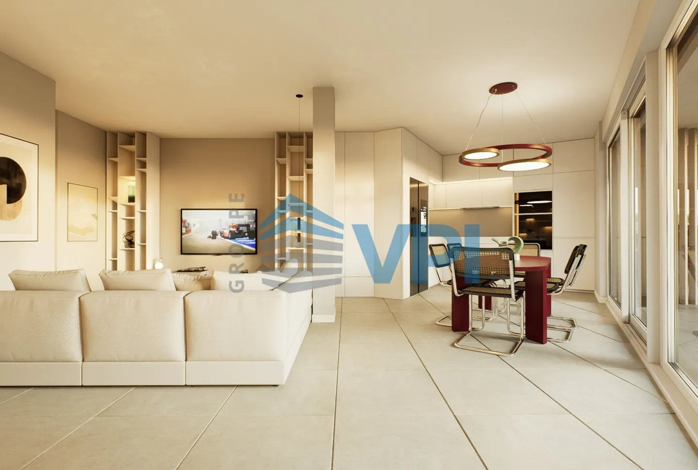 Appartement moderne avec jardin - Photo 2 sur 9