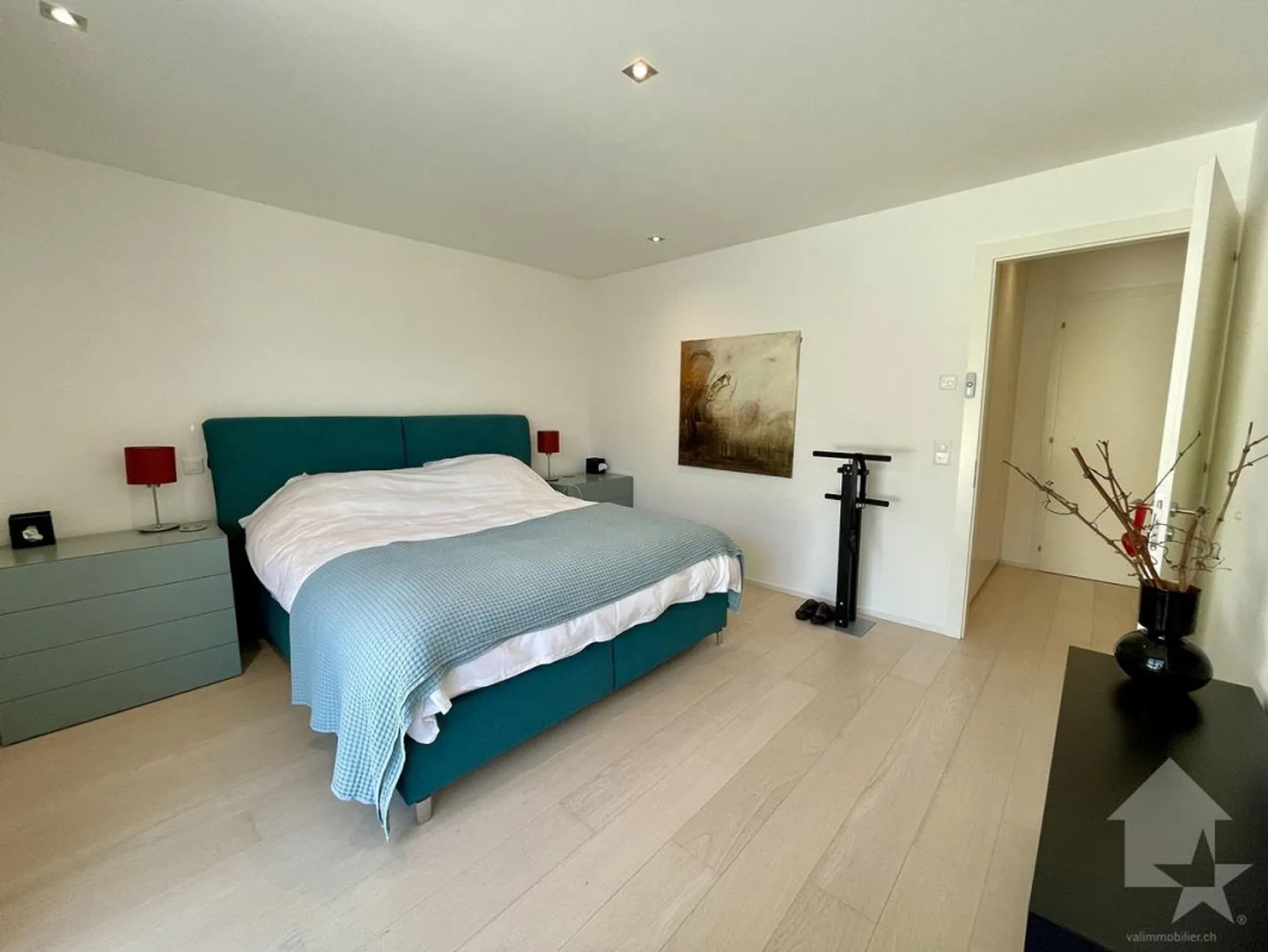 Zeitgenössische Wohnung mit Panoramablick über die Höhen von Sierre - Foto 10 von 22