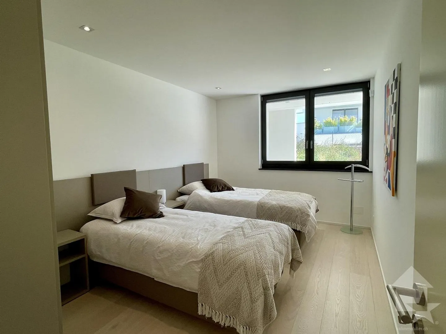 Zeitgenössische Wohnung mit Panoramablick über die Höhen von Sierre - Foto 15 von 22