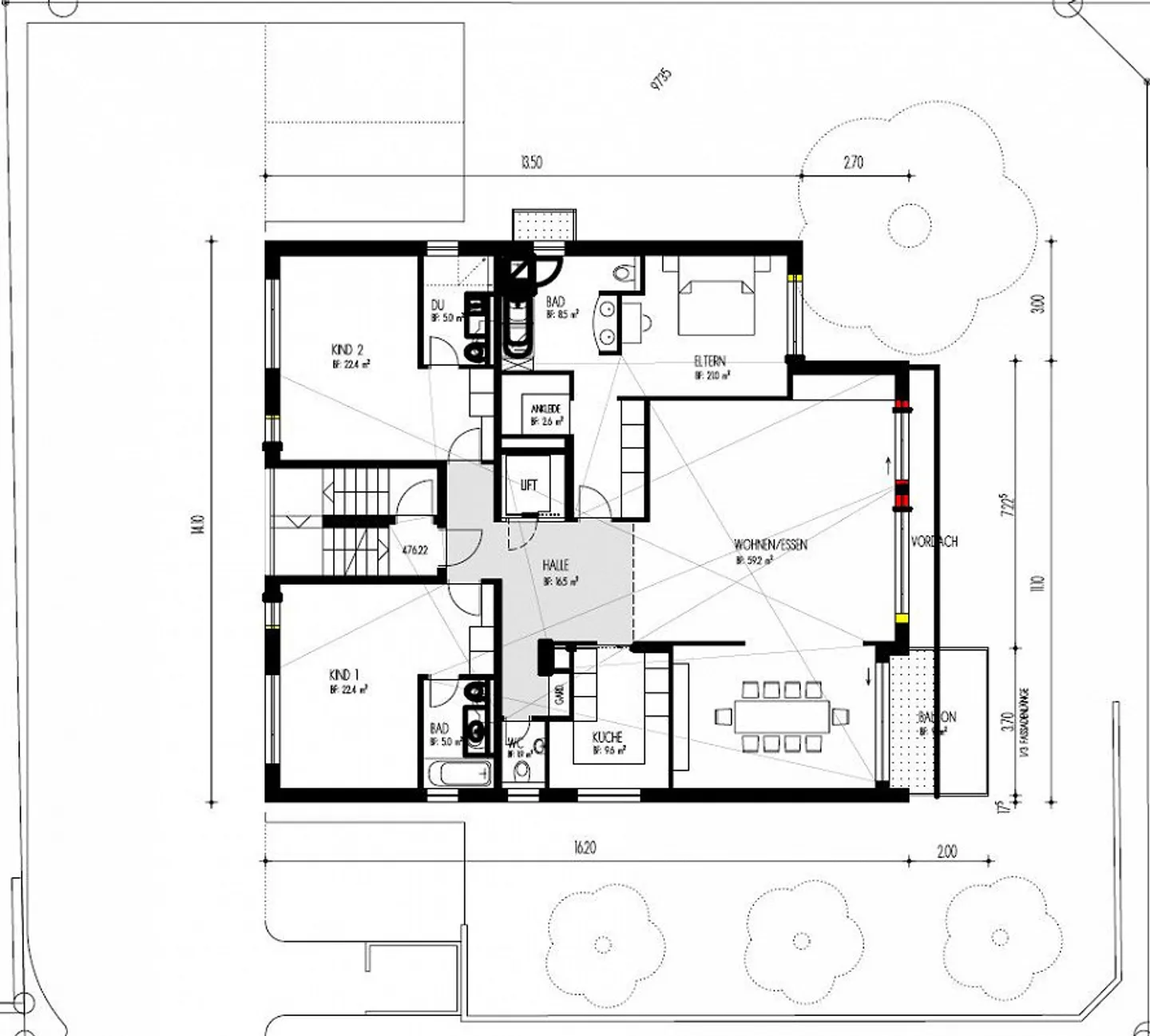 Appartement spacieux de 5 pièces avec balcon à Zollikon - Photo 12 sur 12