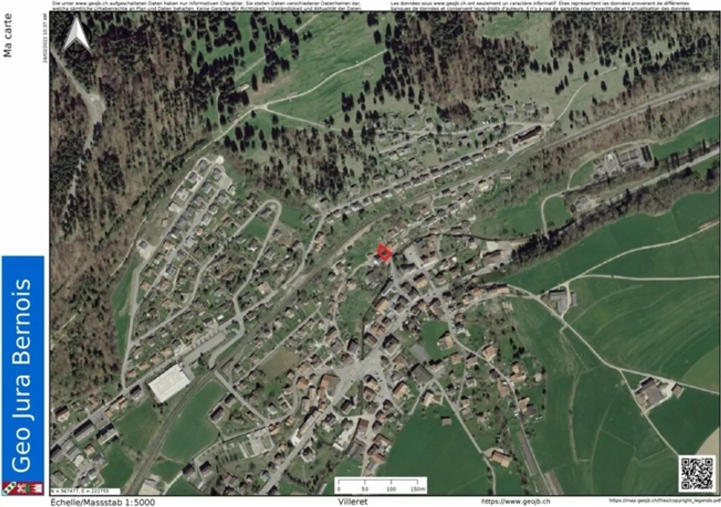 Charmante Wohnung in Villeret - Foto 6 von 9