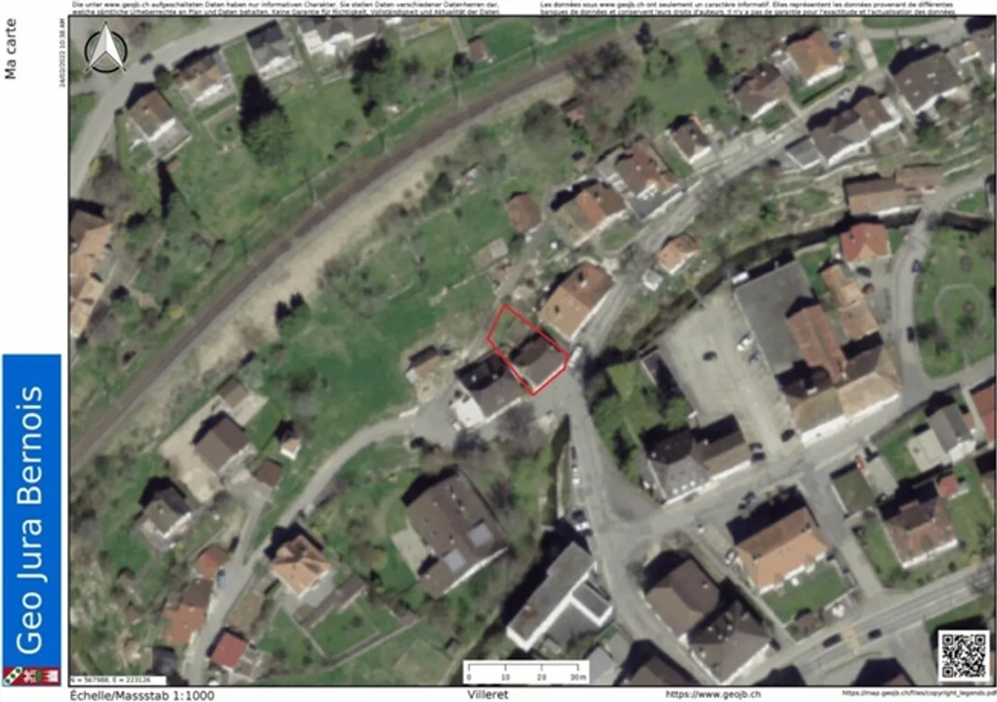 Charmante Wohnung in Villeret - Foto 7 von 9