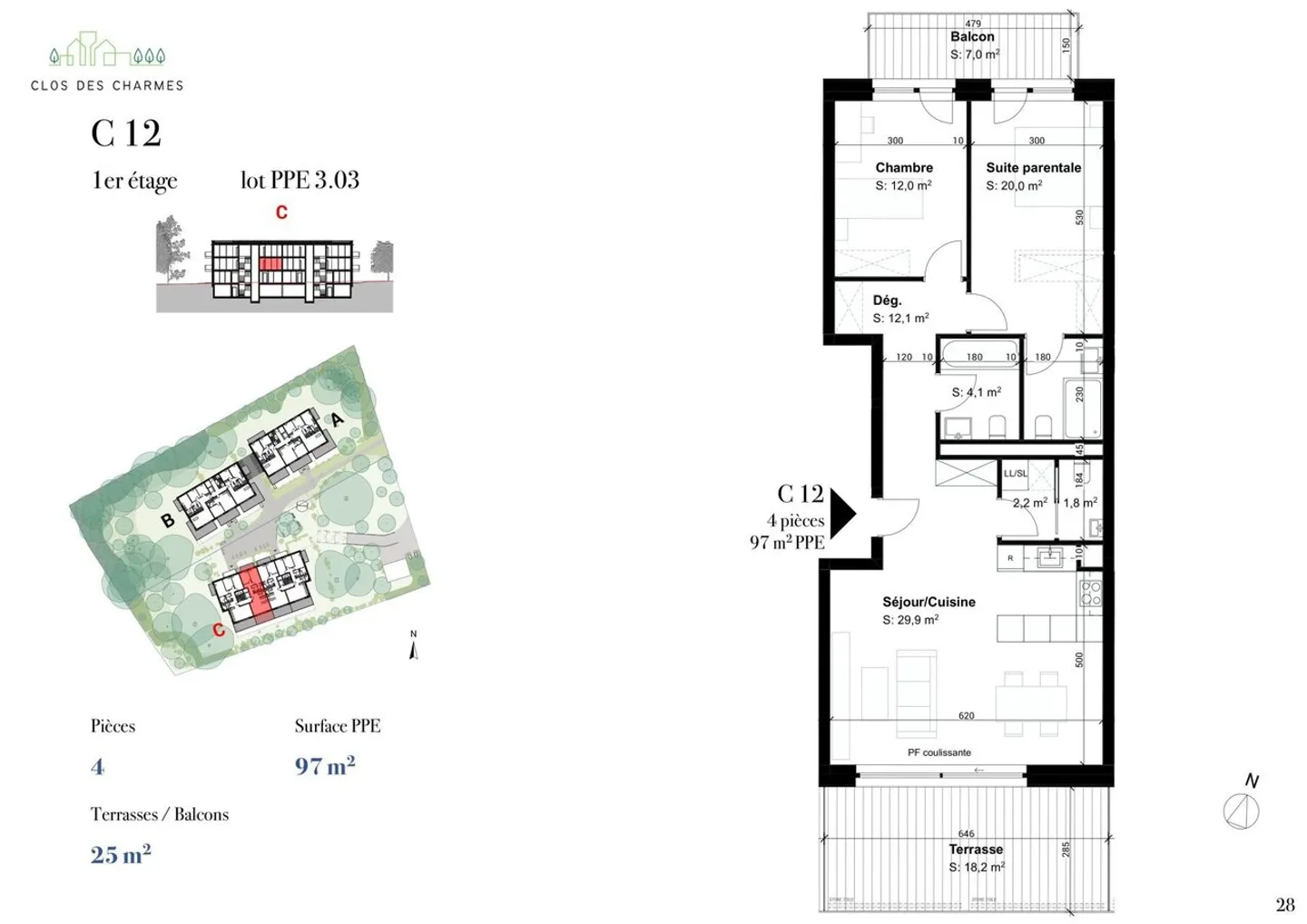 Promozione LE CLOS DES CHARMES  | 4 stanze C12 - Foto 8 di 12