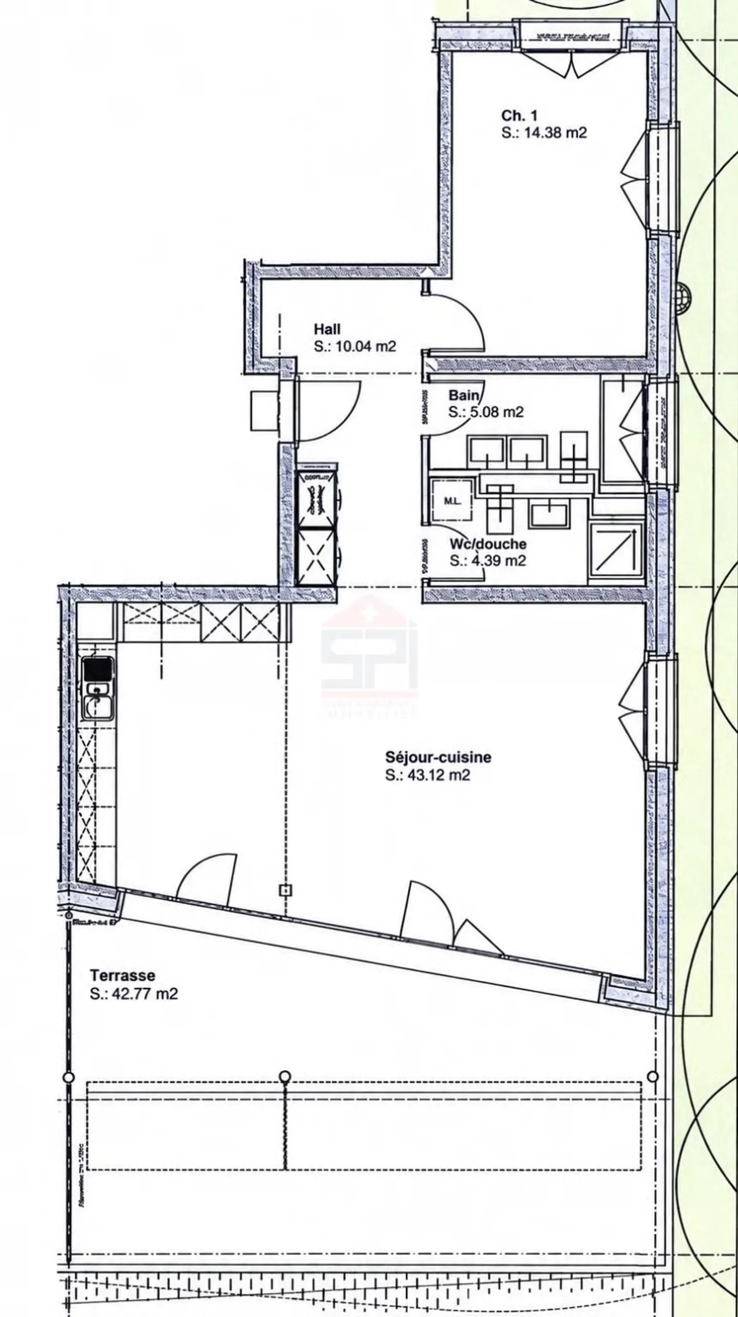 Satigny - 3-room apartment of 96 m² PPE with large terrace - Photo 8 of 8
