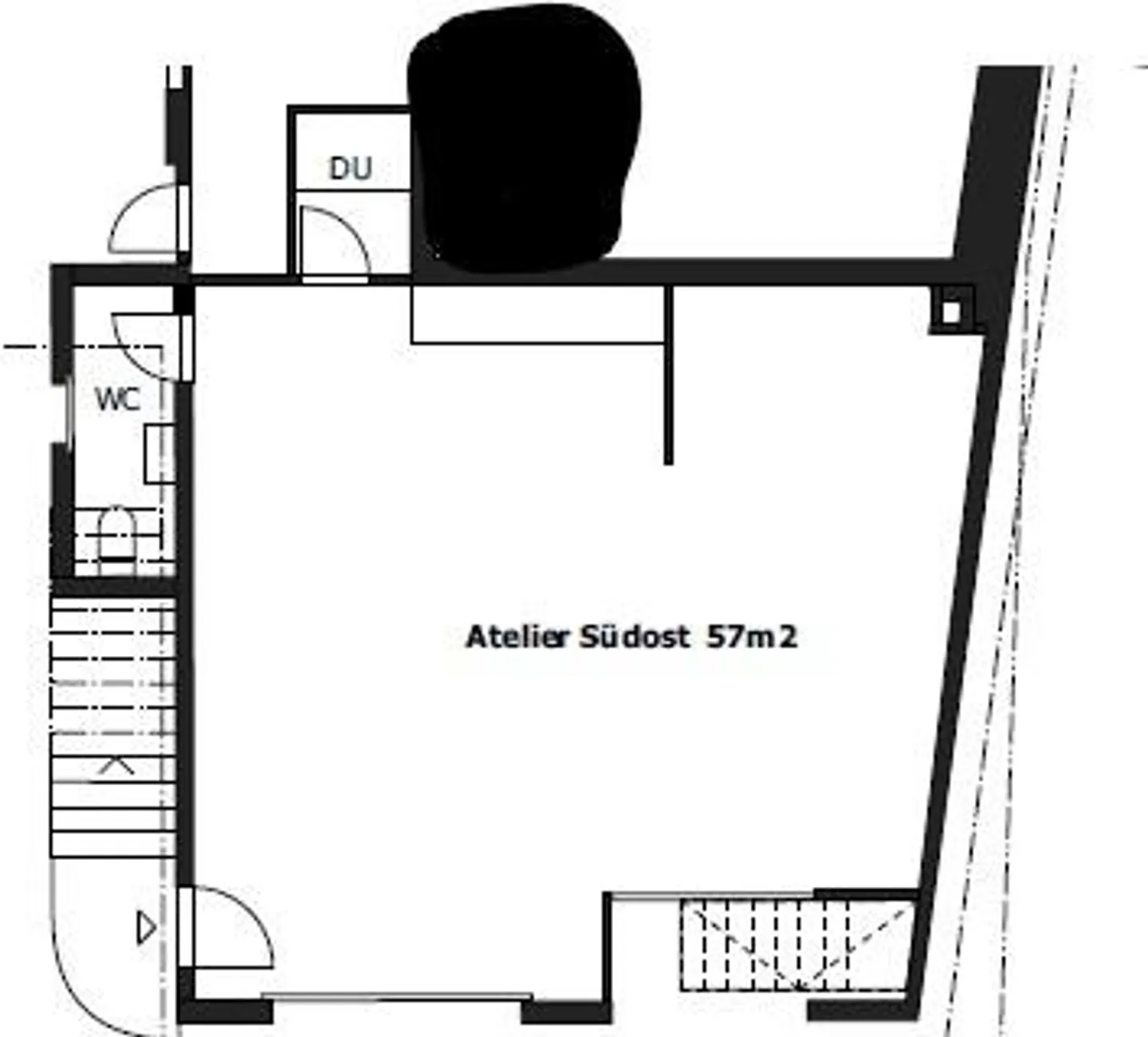 Appartement studio avec vue sur la verdure - Photo 8 sur 8