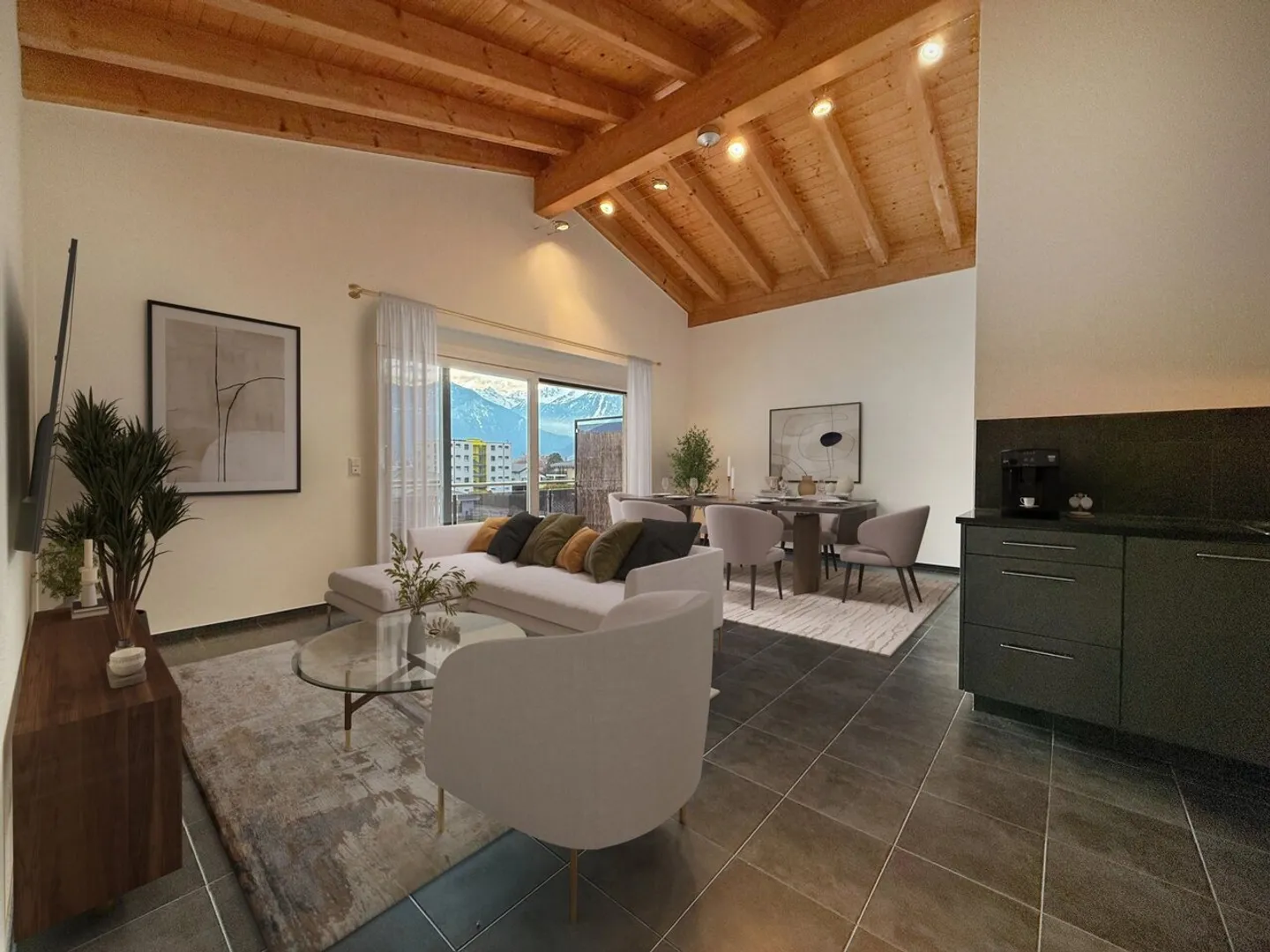 3.5 p. con vista aperta e volume! - Foto 2 di 12