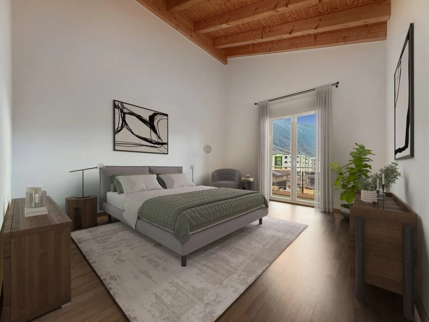 3.5 p. con vista aperta e volume! - Foto 9 di 12