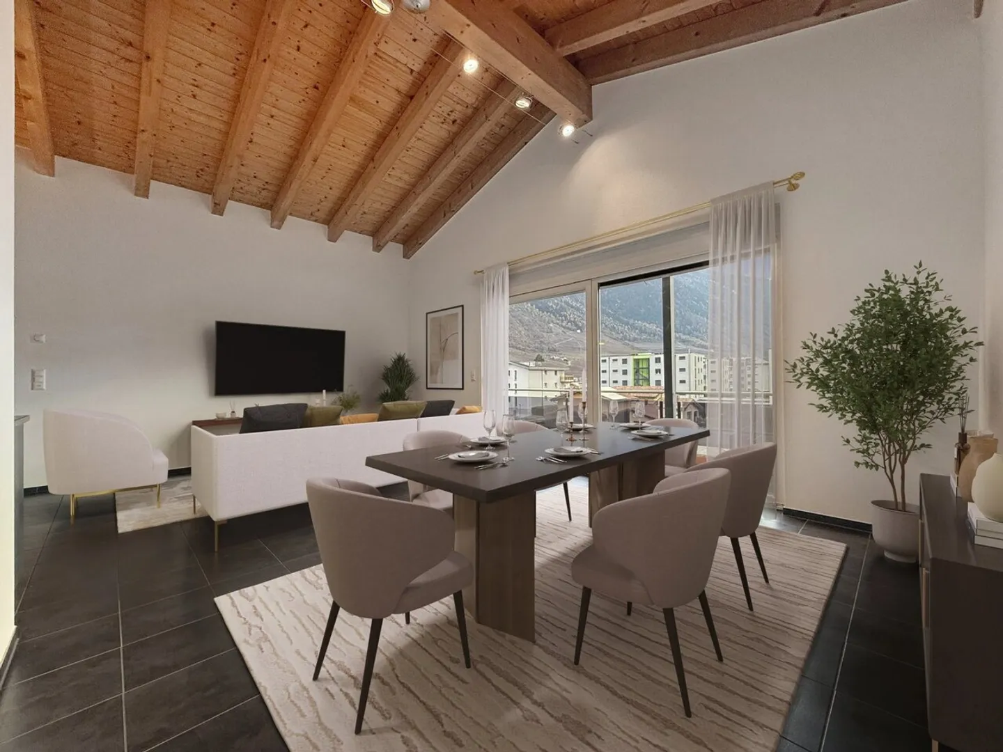 3.5 p. con vista aperta e volume! - Foto 10 di 12