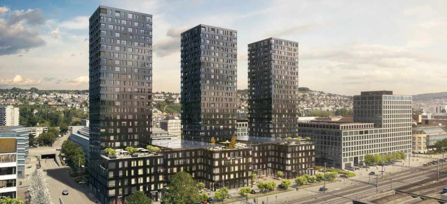 Haut dans Zurich Altstetten - Votre appartement de rêve au 23ème étage ! - Photo 1 sur 9