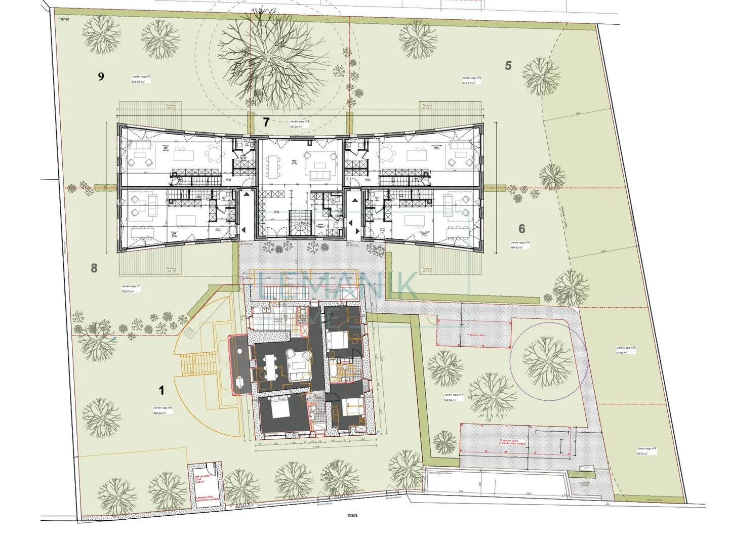 Eleganter 5-Zimmer-DUPLEX mit Garten in Troinex - Promotion CLOS DES HAIES - Foto 3 von 5