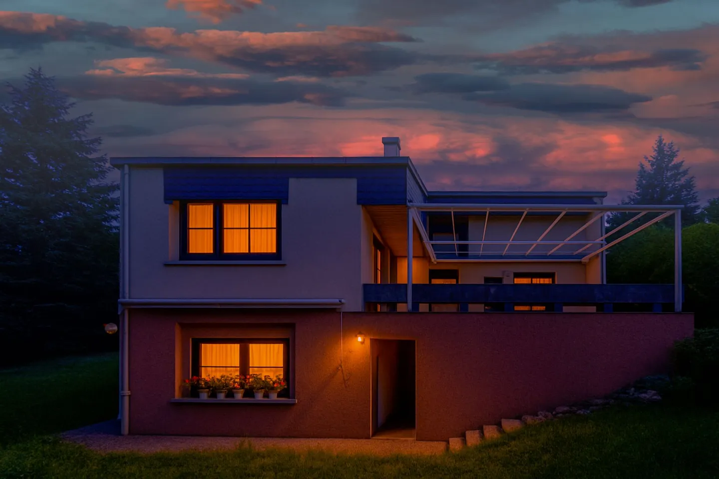 Einfamilienhaus mit 5,5 Zimmern + Studio mit Blick auf den See und die Dents-du-Midi - Foto 1 von 20