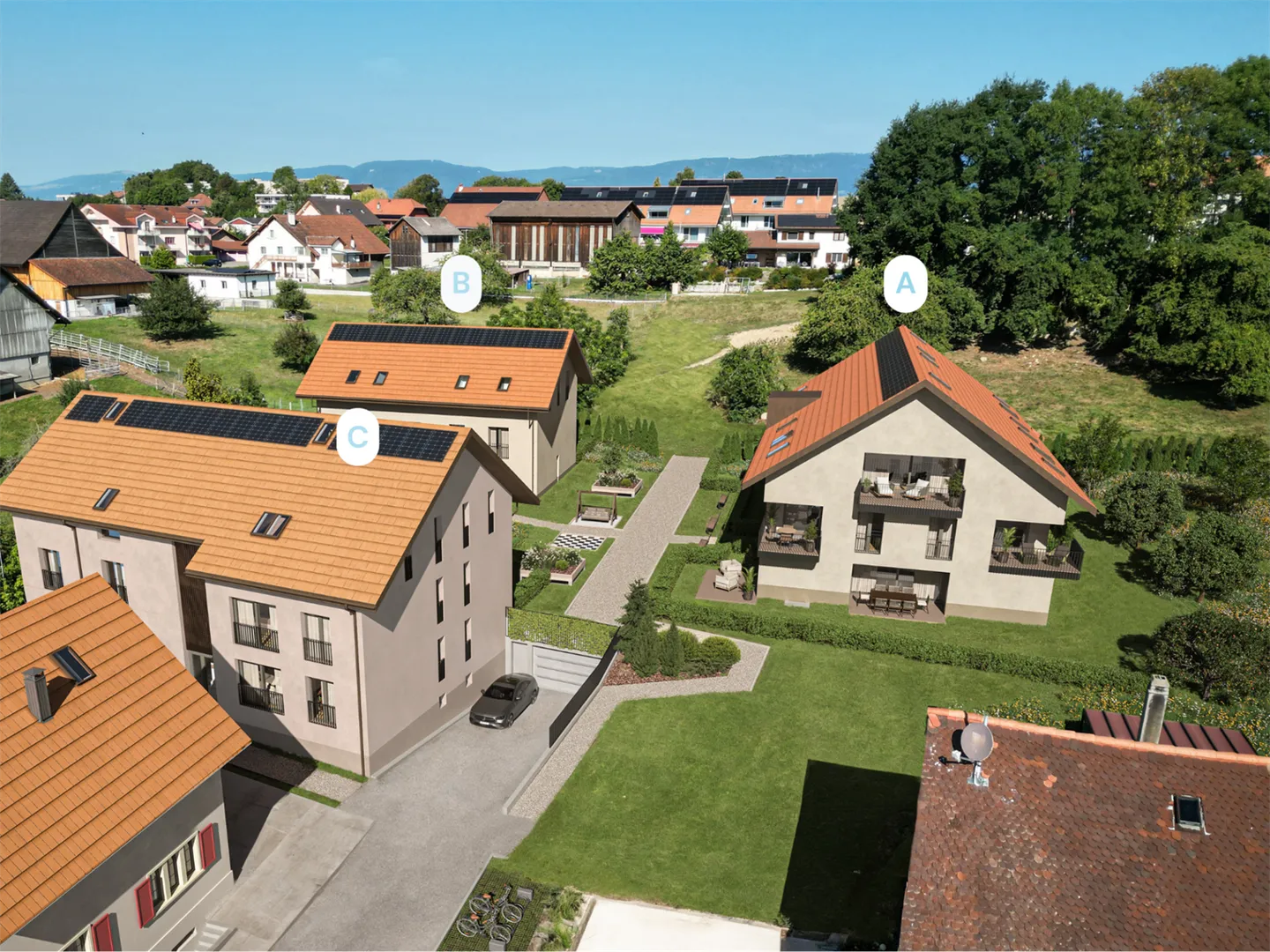 Duplex avec 3,5 pièces et grenier (B.3) - Photo 7 sur 7