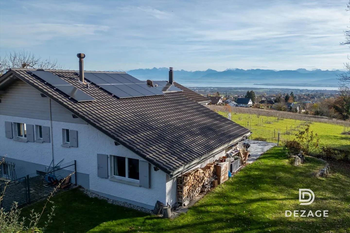 Charm & panorama lake and mountains in Givrins - heart-stopping house 12' from the center of Nyon - Photo 12 of 13