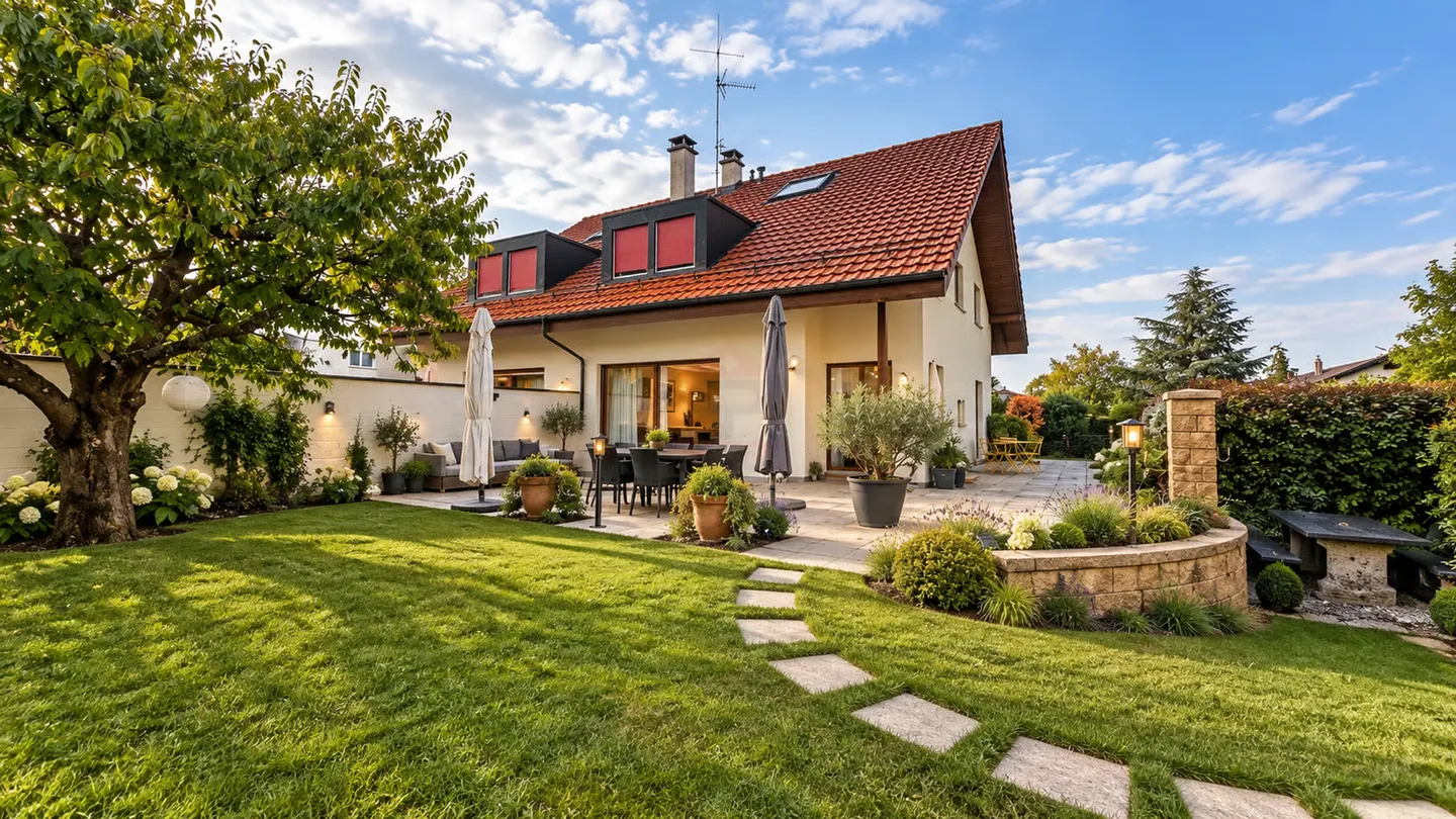 Bernex | Complesso immobiliare di due ville indipendenti su un terreno di oltre 1.000 m² - Foto 1 di 13