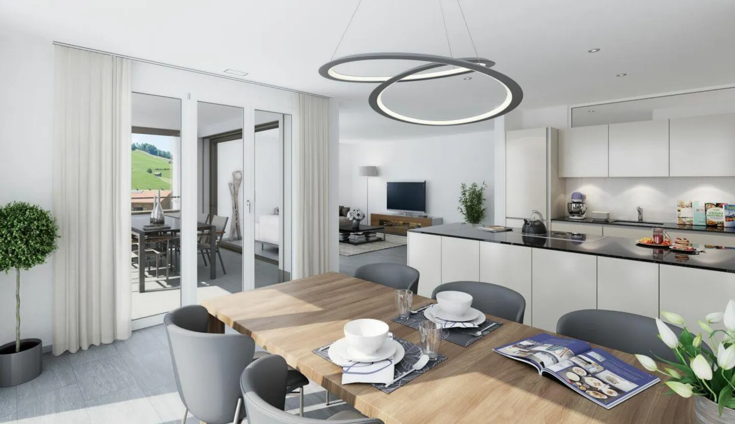 Erstvermietung! Helle und moderne 4.5 Zimmer-Wohnung im "Alpsteinpa... - Foto 2 von 6