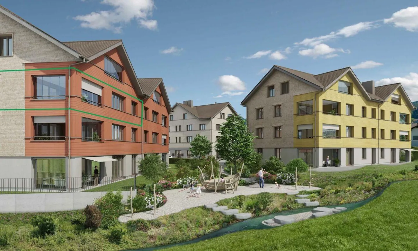 Erstvermietung! Helle und moderne 4.5 Zimmer-Wohnung im "Alpsteinpa... - Foto 1 von 6