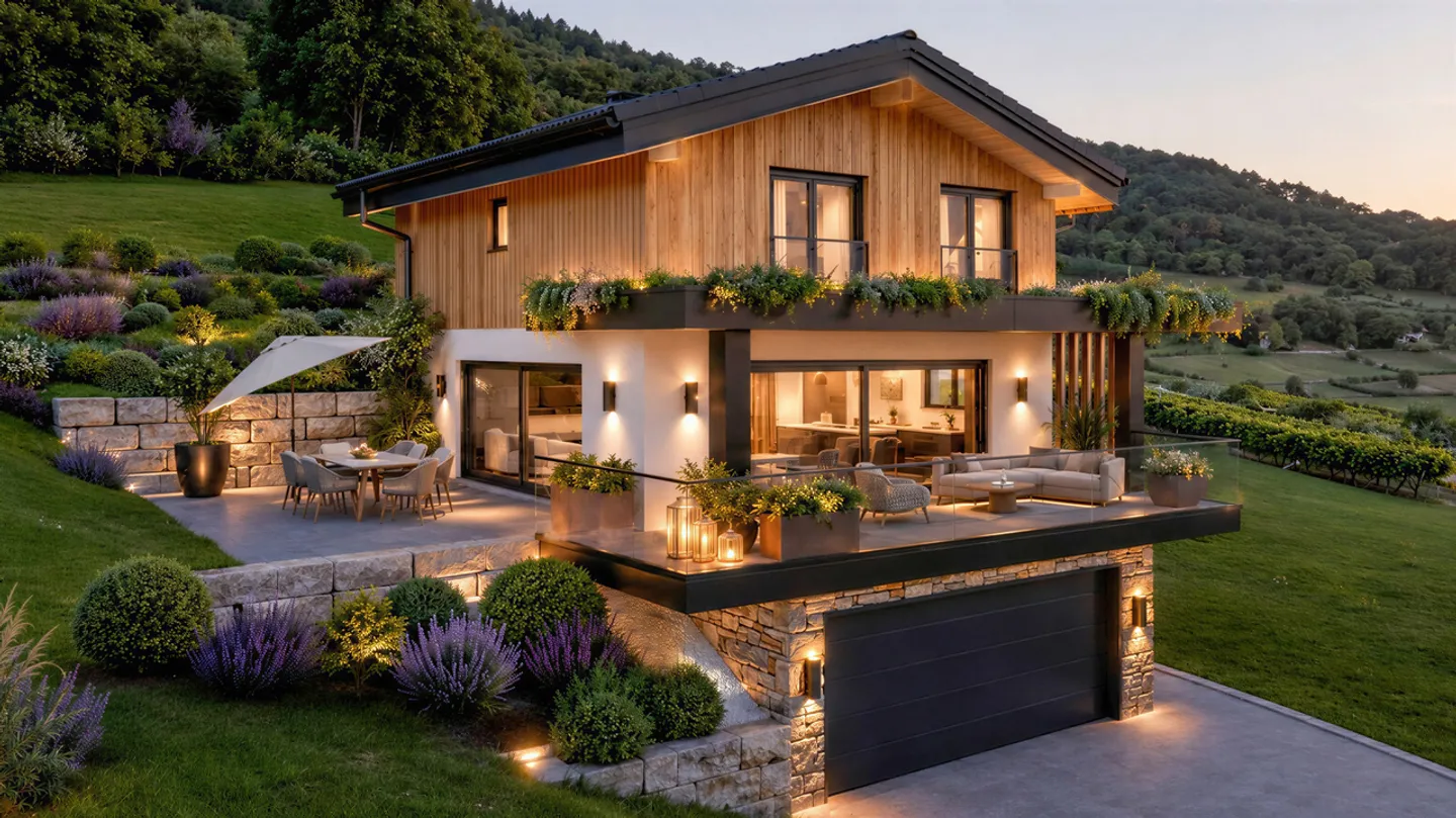 À vendre : Magnifique villa de 5,5 pièces à Lens - Photo 1 sur 4