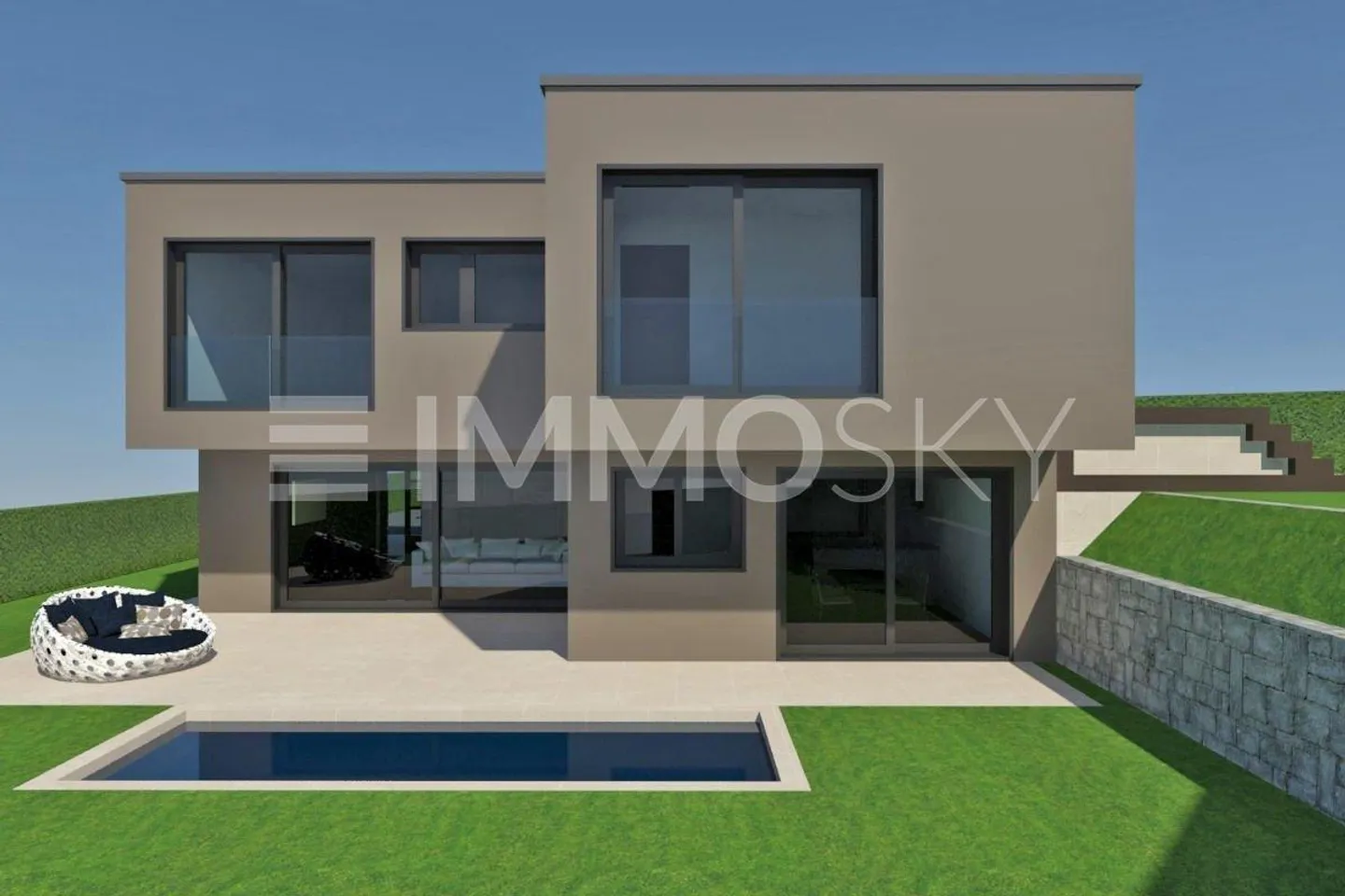 Exklusive Moderne Villa mit Garten - Foto 1 von 4