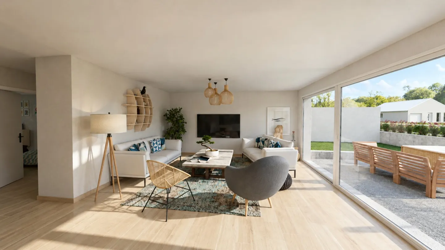 Elegantes Appartement mit Terrasse - Foto 3 von 9