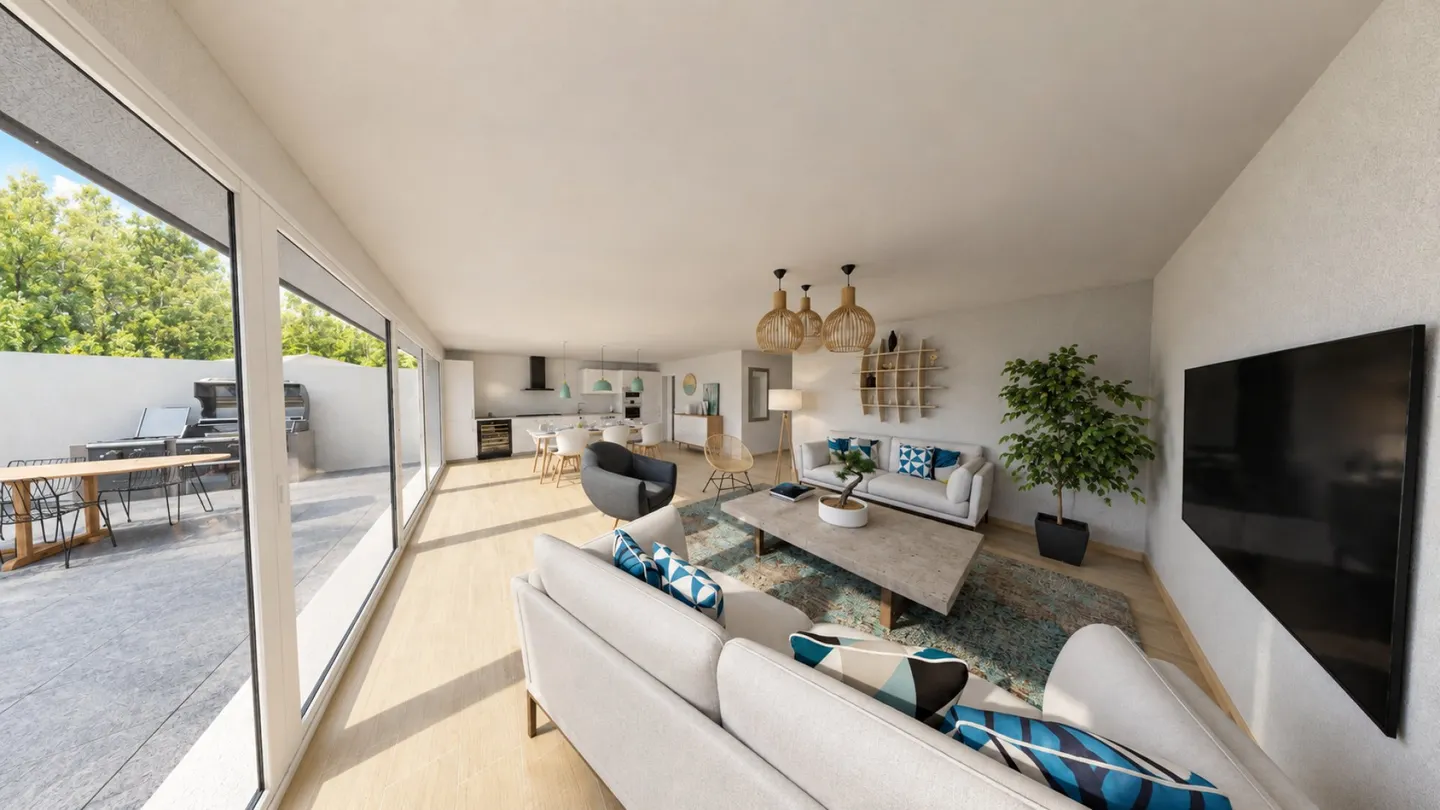 Elegantes Appartement mit Terrasse - Foto 4 von 9
