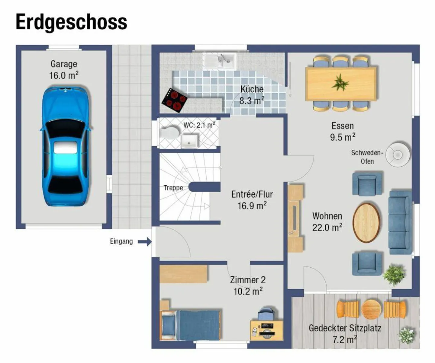 Casa unifamiliare di 5,5 stanze in una posizione tranquilla a Mönchaltorf - Foto 13 di 15