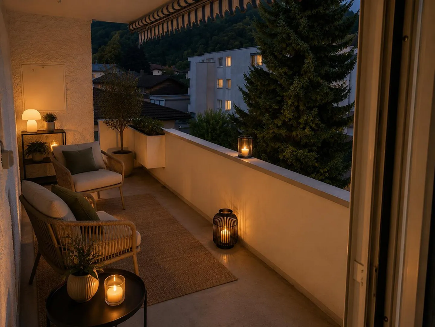 Attico esclusivo di 4,5 locali con camino, balcone e vista sulle montagne - Foto 3 di 15