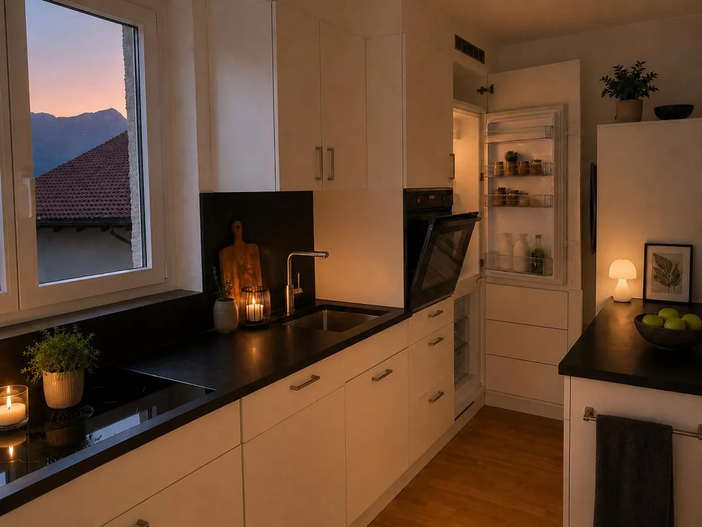 Attico esclusivo di 4,5 locali con camino, balcone e vista sulle montagne - Foto 4 di 15