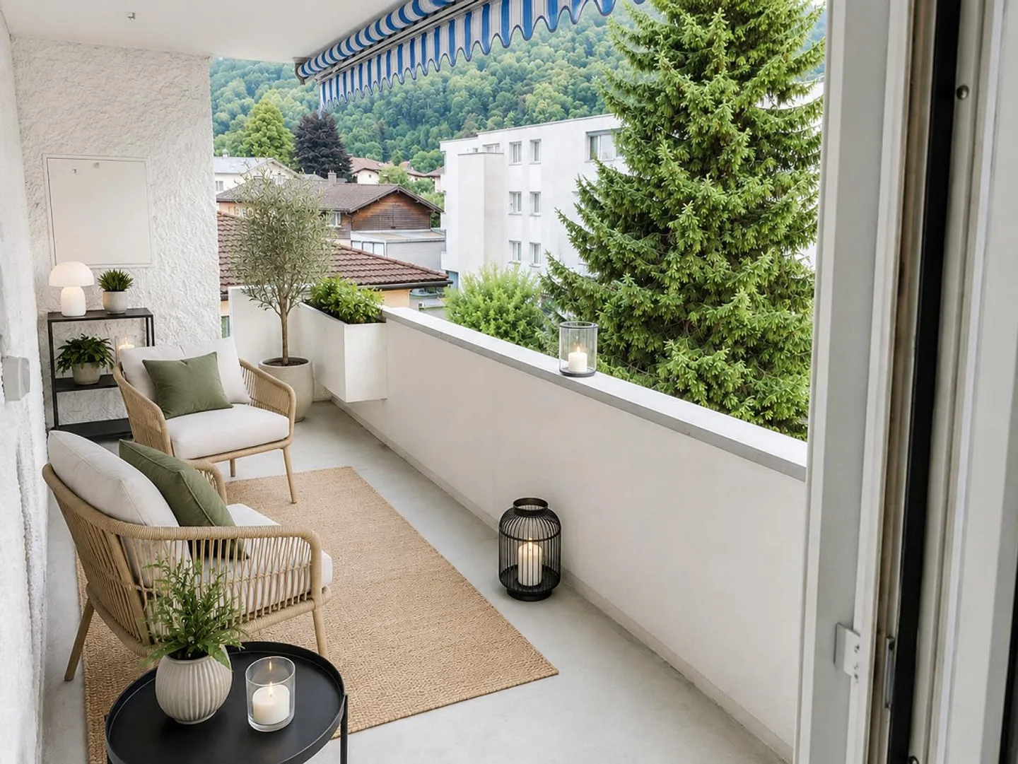 Attico esclusivo di 4,5 locali con camino, balcone e vista sulle montagne - Foto 9 di 15
