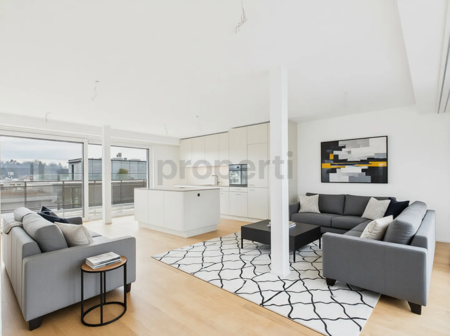 Appartement en attique moderne de 3,5 pièces à Bâle - Photo 1 sur 13