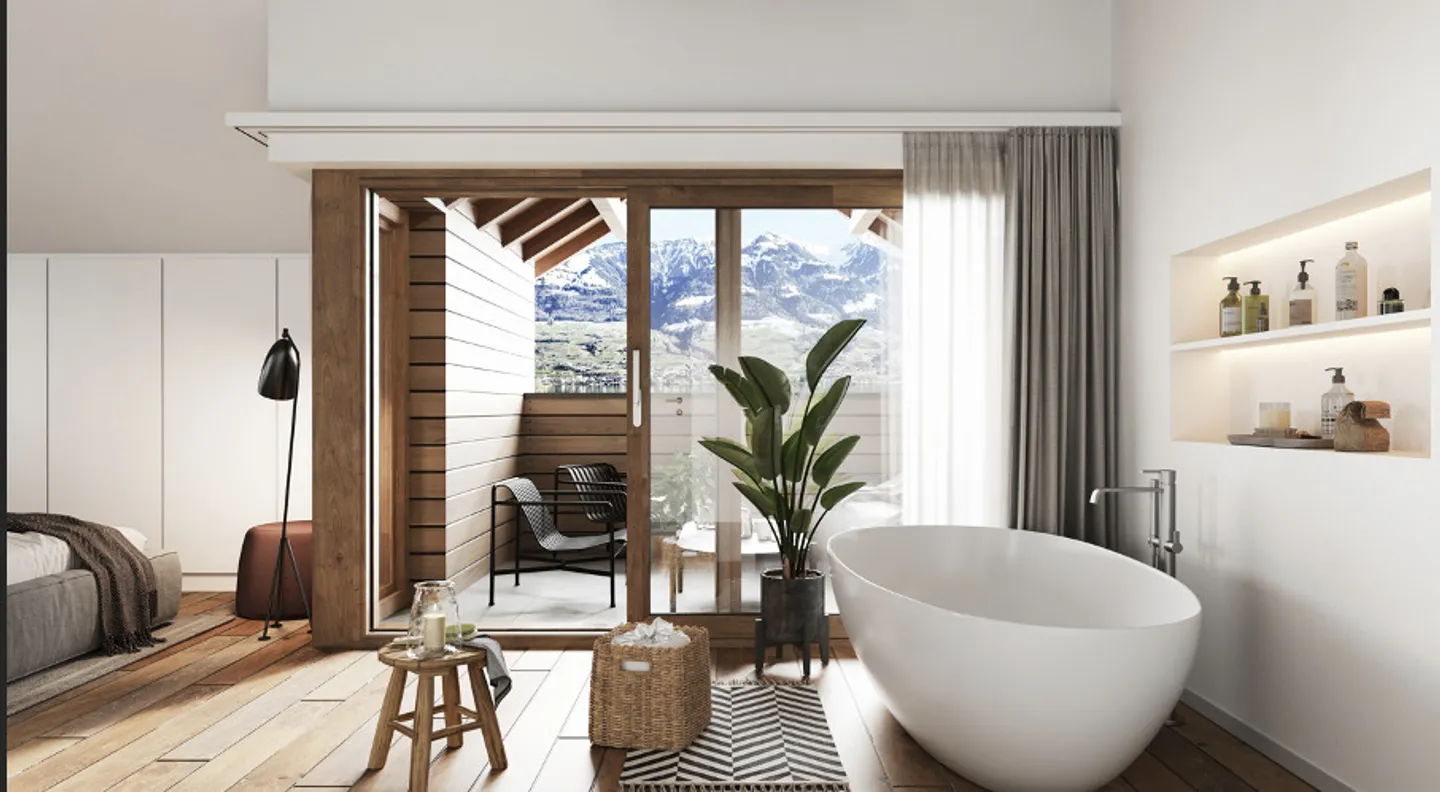 Dreamlike Living at Lake Sarner - New Duplex with Lake View - Photo 1 of 13