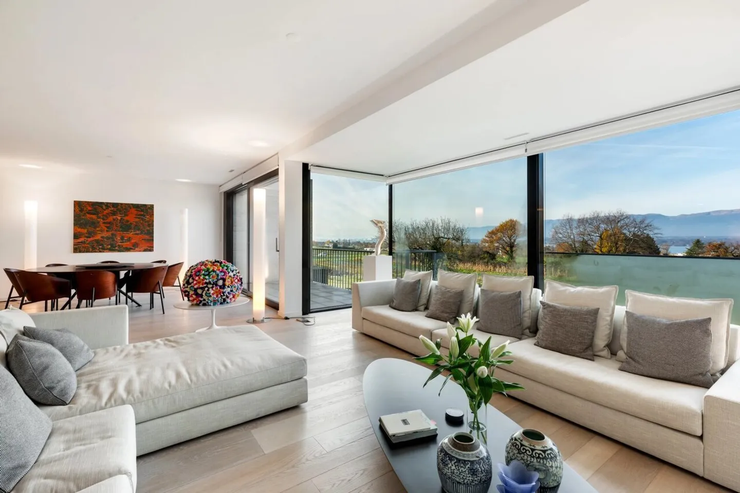 Große Wohnung mit Aussicht in Corsier - Foto 2 von 13