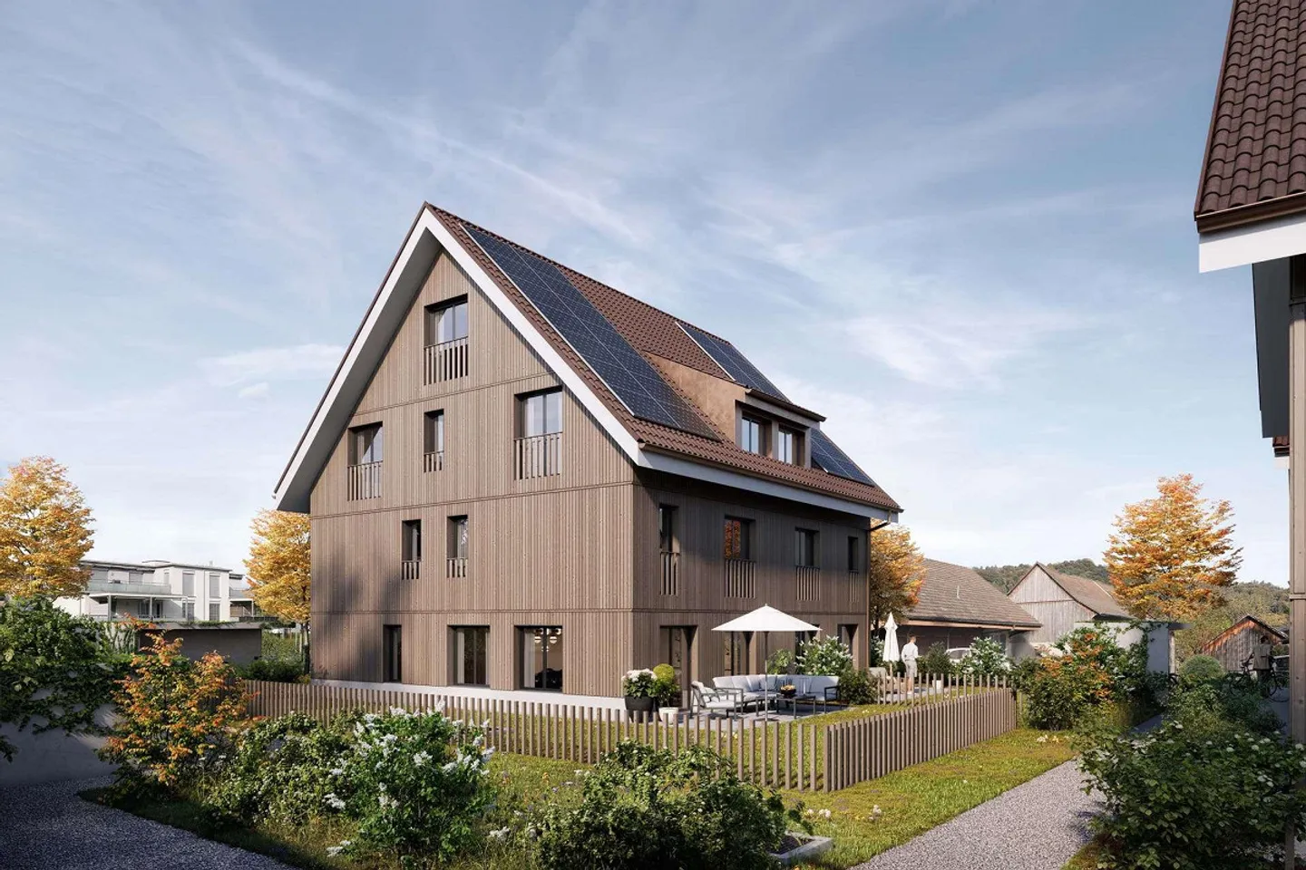 La tua casa familiare con un grande giardino nel progetto "Frieden Lindau" - Foto 1 di 7