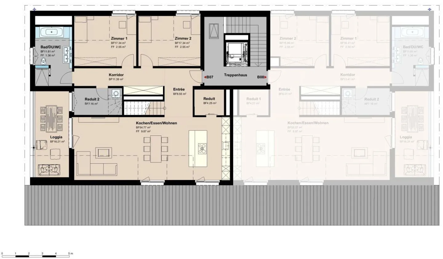 Bellissimo appartamento duplex a 8500 Frauenfeld - Foto 11 di 15